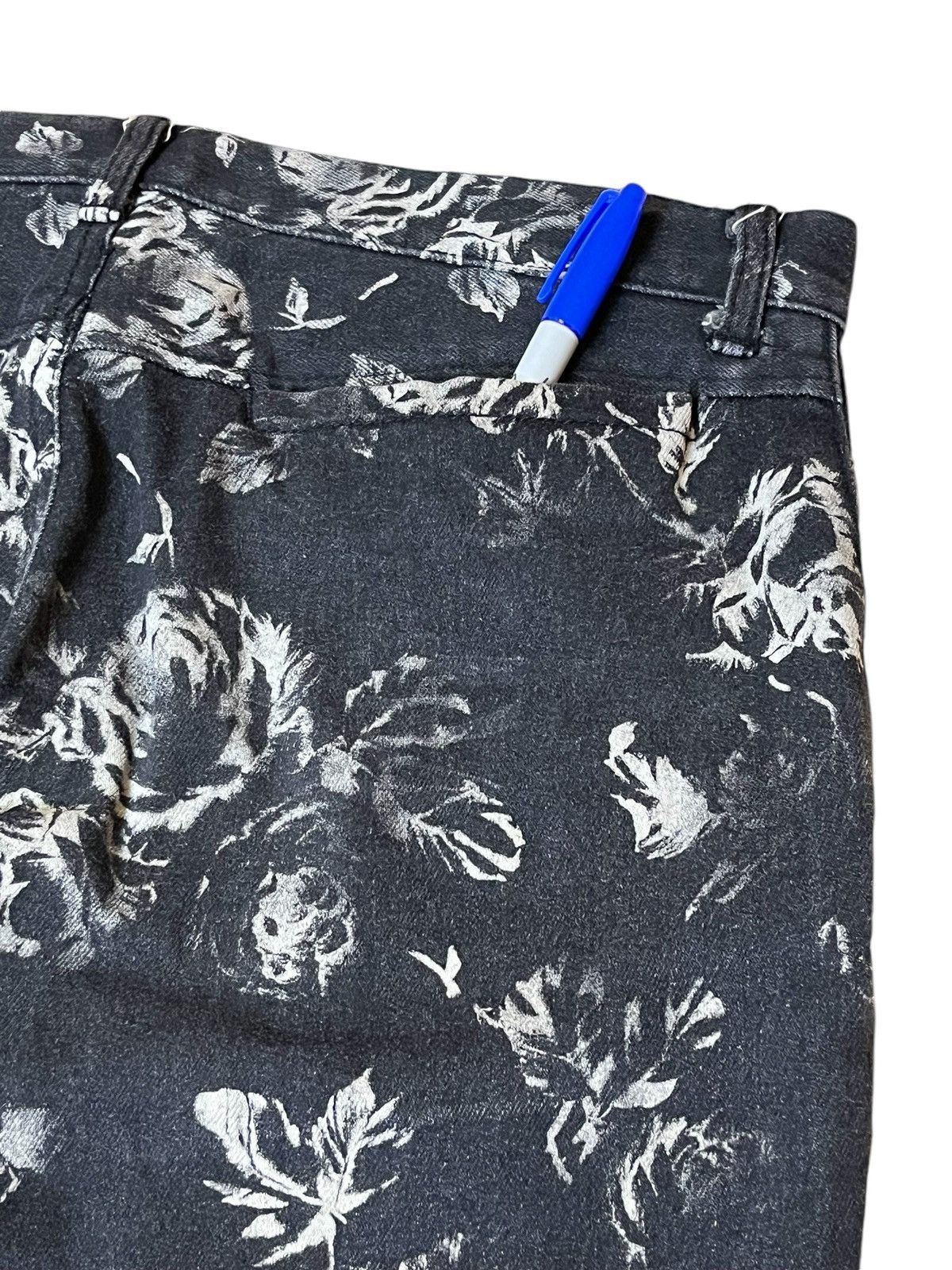 Japanese Brand VINTAGE NATIONALITY + NAME = GROSBEC FULLPRINT FLOWER JEANS Size US 32 / EU 48 - 7 Thumbnail