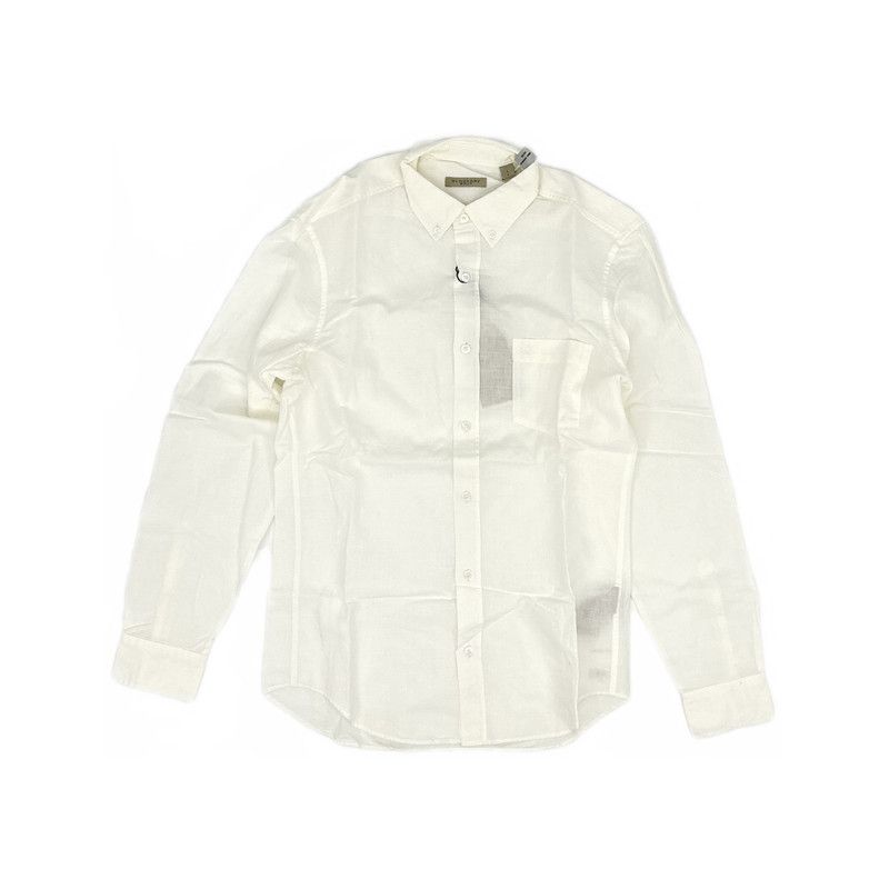 Burberry Burberry Simple White Shirt for Men 0079 Size US S / EU 44-46 / 1 - 1 Thumbnail