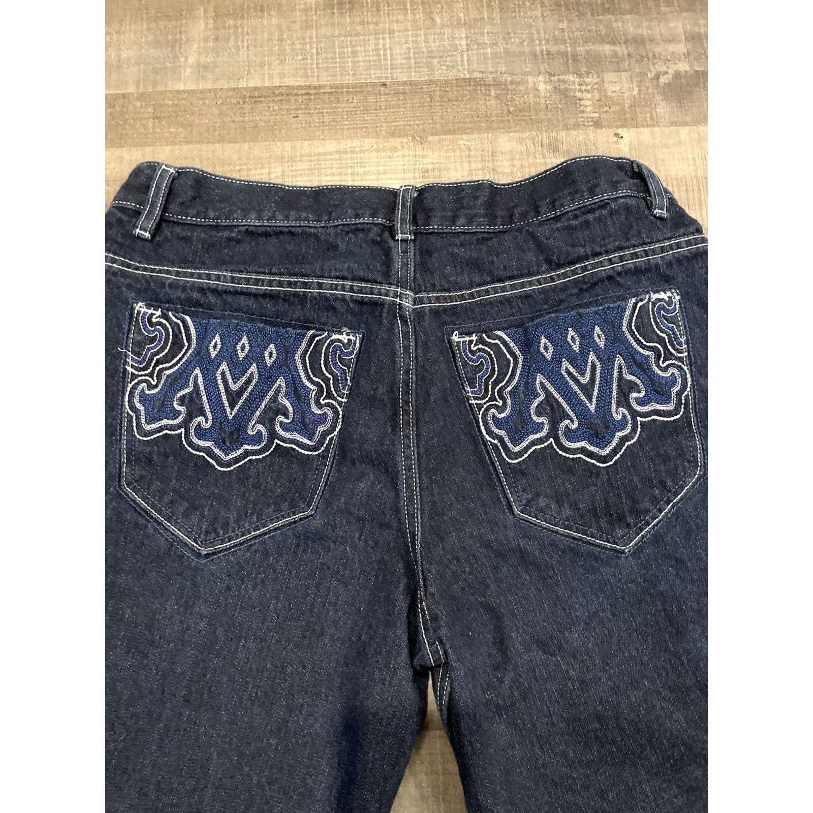 Avirex VINTAGE Avirex Bermuda Shorts Men 36 Denim 12” Inseam Grunge Y2K 90s Embroidered Logo 5-Pocket Relaxed Blue Size US 36 / EU 52 - 2 Thumbnail