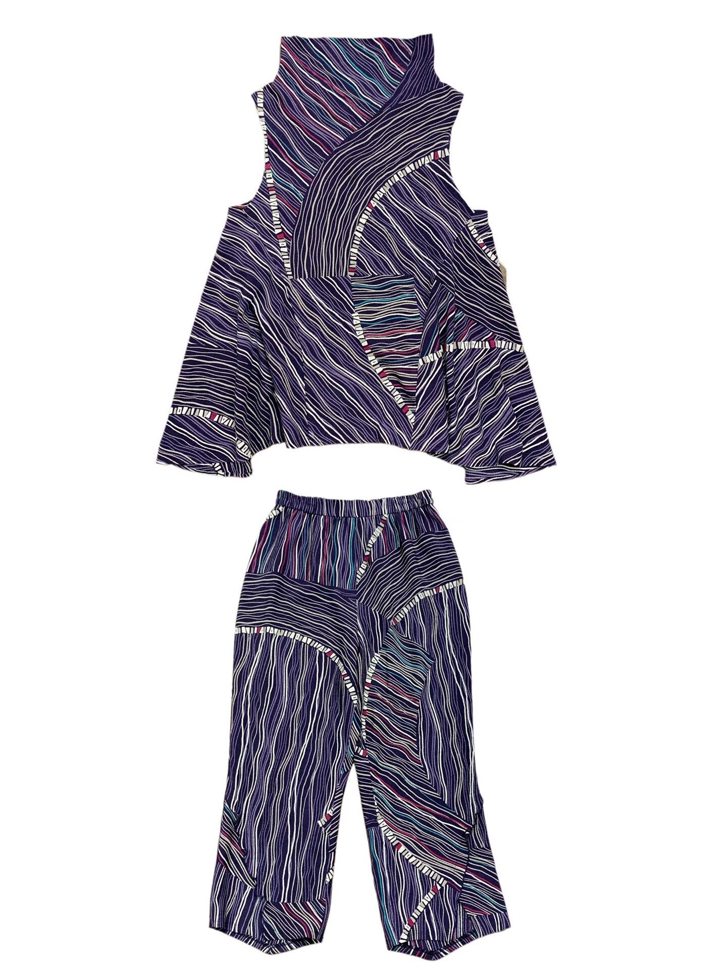 Poeme Bohemian Elegant Striped Women's Set Size 36" / US 14 / IT 50 - 1 Thumbnail