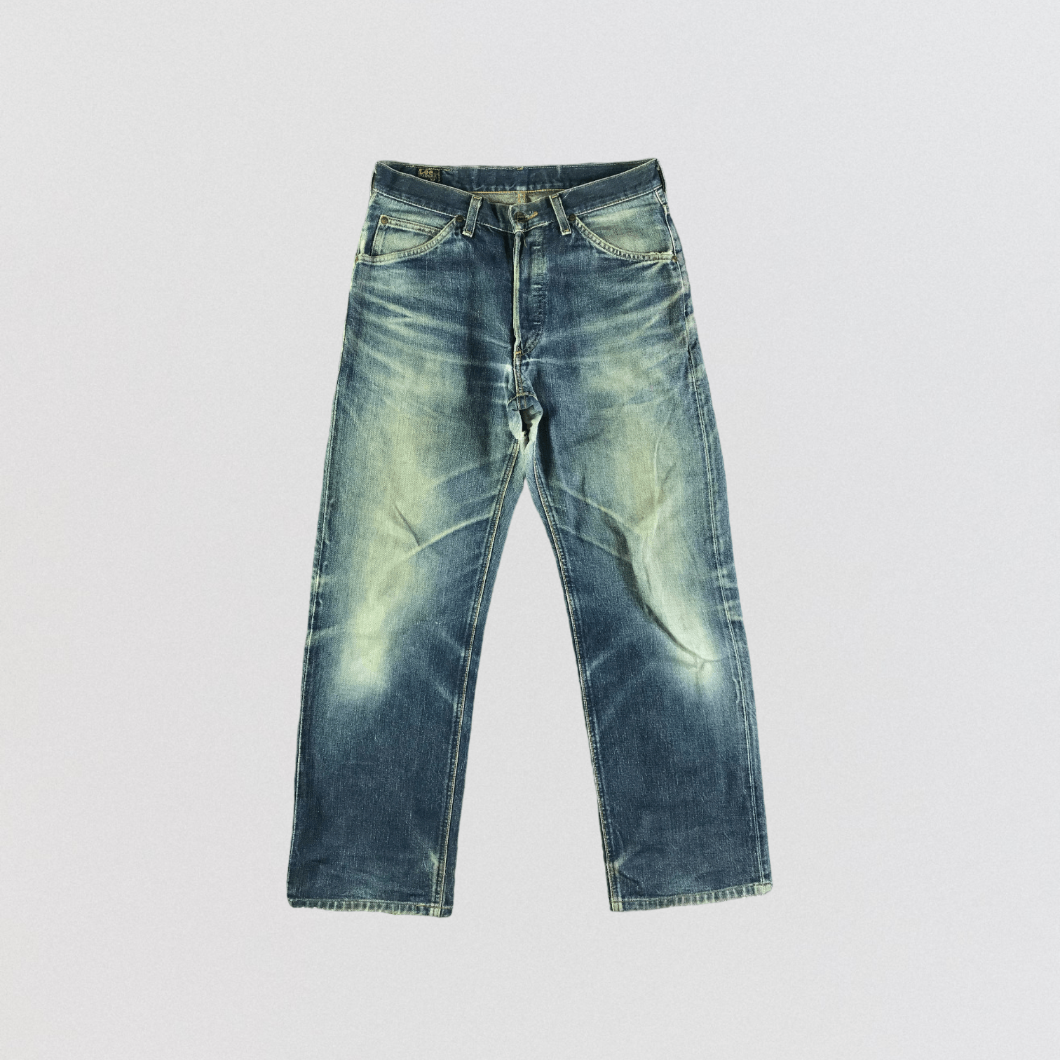 Lee Vintage Blue Wash Lee Selvedge Jeans-JM3581 Size US 33 - 1 Thumbnail