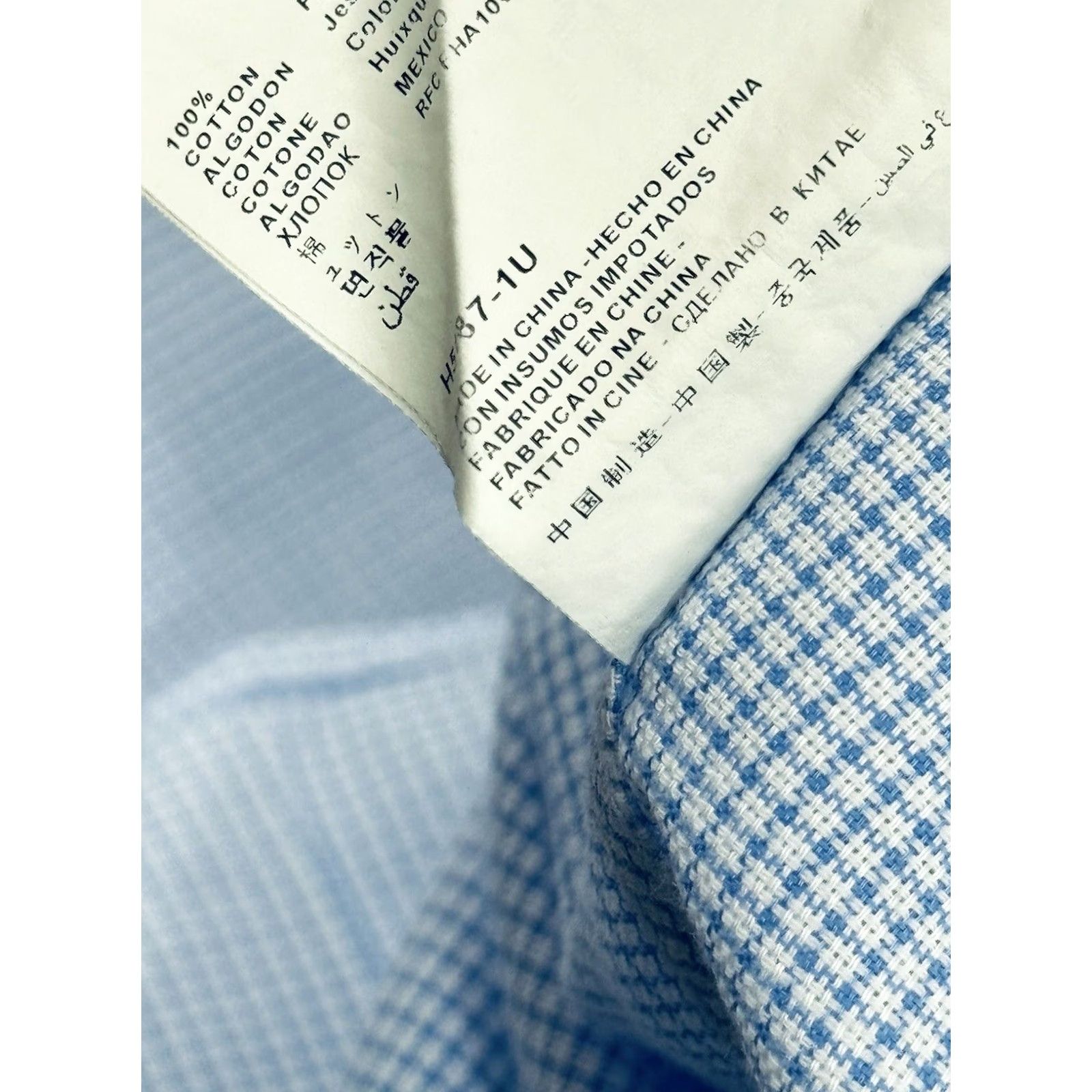 Suitsupply SUIT SUPPLY Plaid Check 16 / 41 Cotton Two Ply Shirt EXCELLENT Dress Shirt Men Blue White 100% Cotton Slim Fit? Size US L / EU 52-54 / 3 - 6 Thumbnail