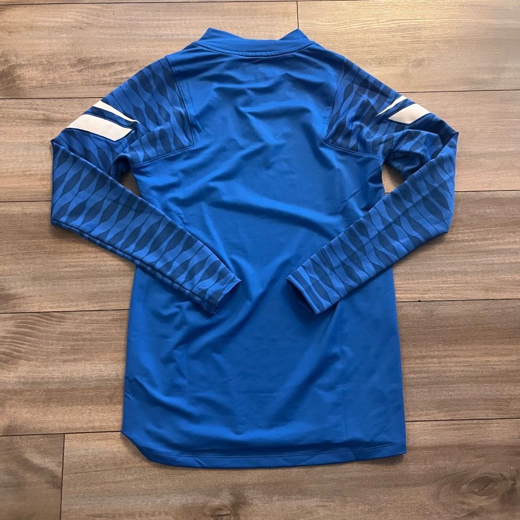 Nike Nike Blue Athletic Workout Quarterzip Pullover Women Small Size S / US 4 / IT 40 - 4 Thumbnail