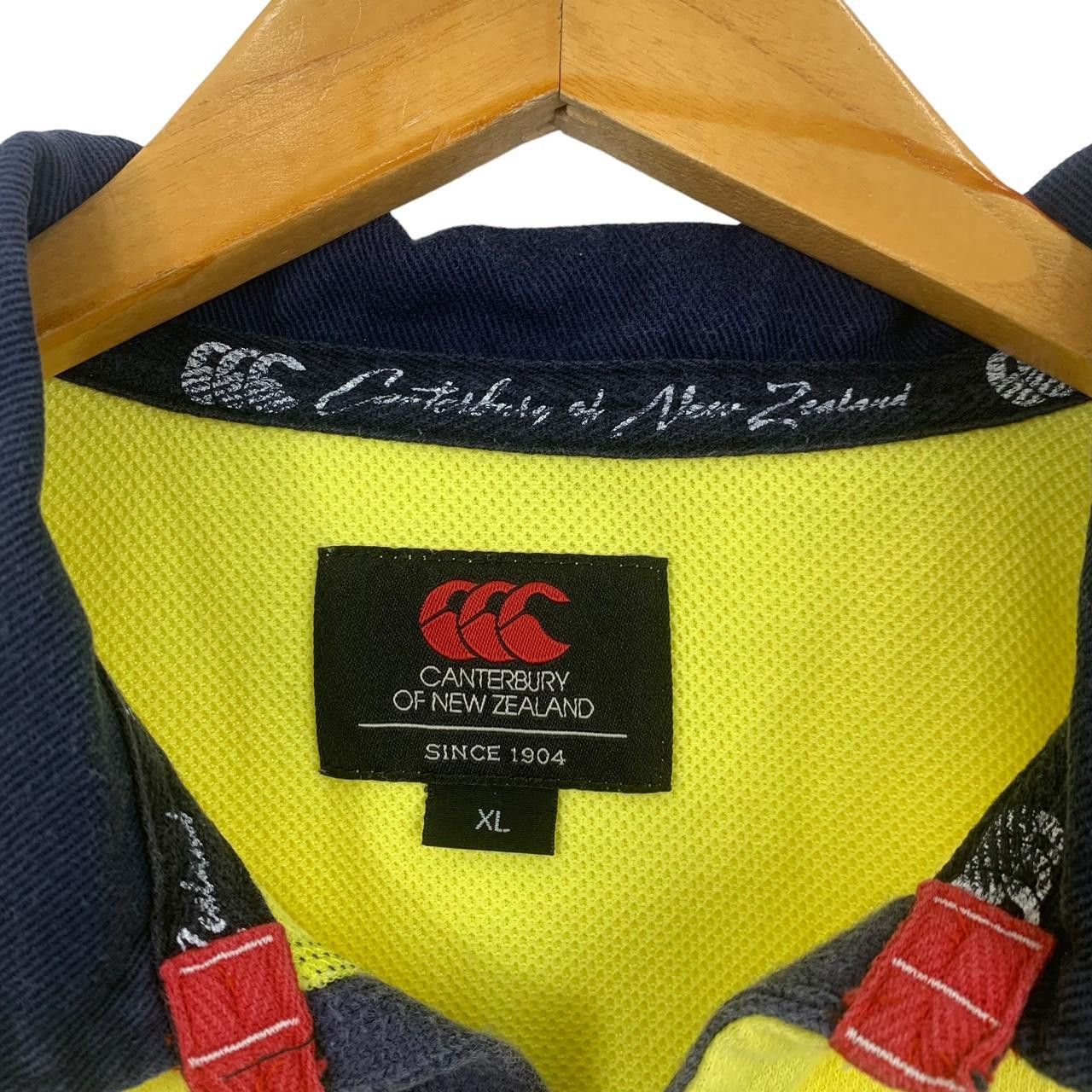 Canterbury of New Zealand CANTERBURY NEW ZEALAND Rugby Crest Polo Tee Shirt Top Size US XL / EU 56 / 4 - 3 Thumbnail