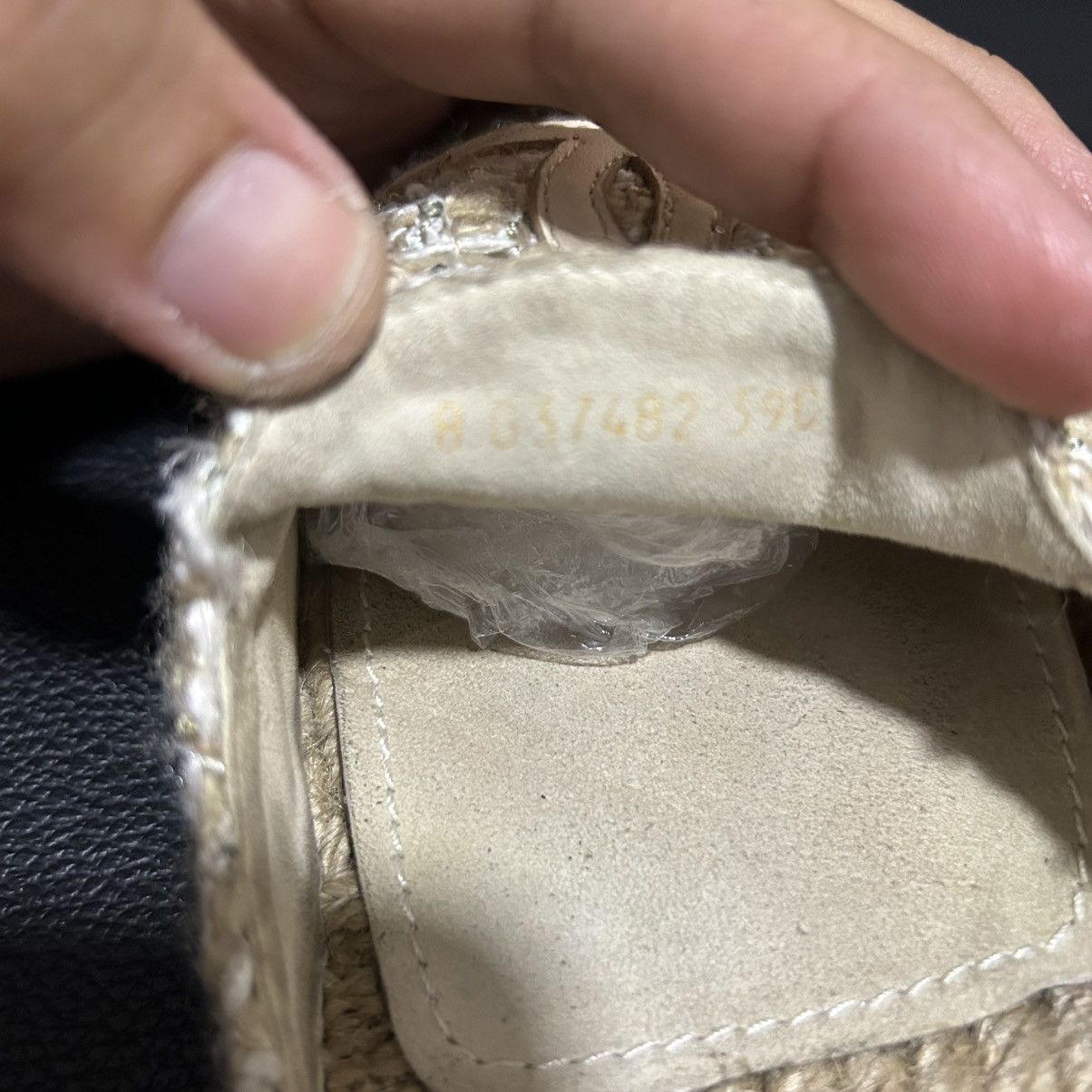 Chanel CHANEL - ESPADRILLE MULE SLIP ON FLATS Size US 9 / IT 39 - 9 Thumbnail