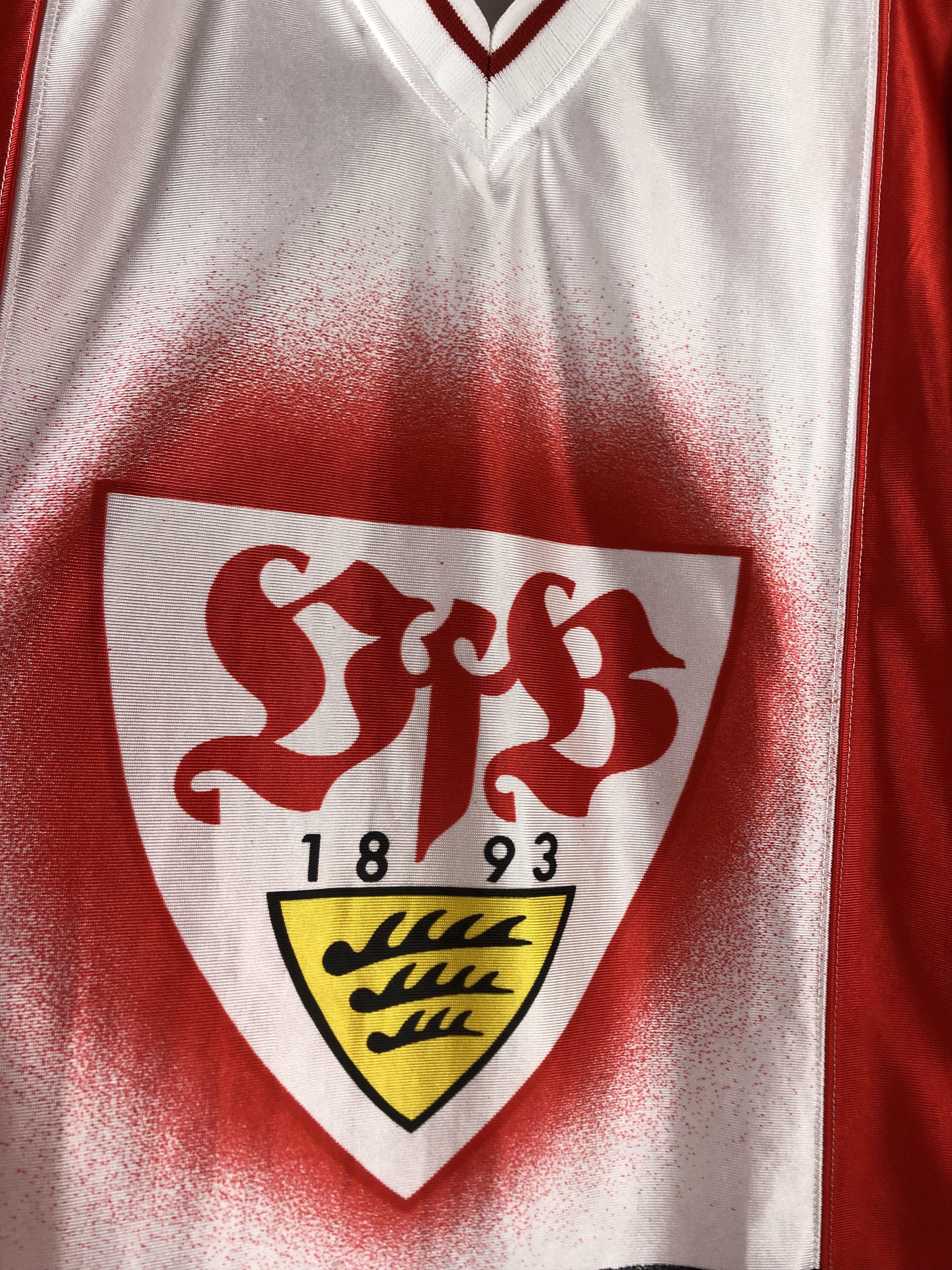 Vintage Vintage VfB Stuttgart Football Shirt Nutmeg Soccer Jersey Size US S / EU 44-46 / 1 - 5 Thumbnail