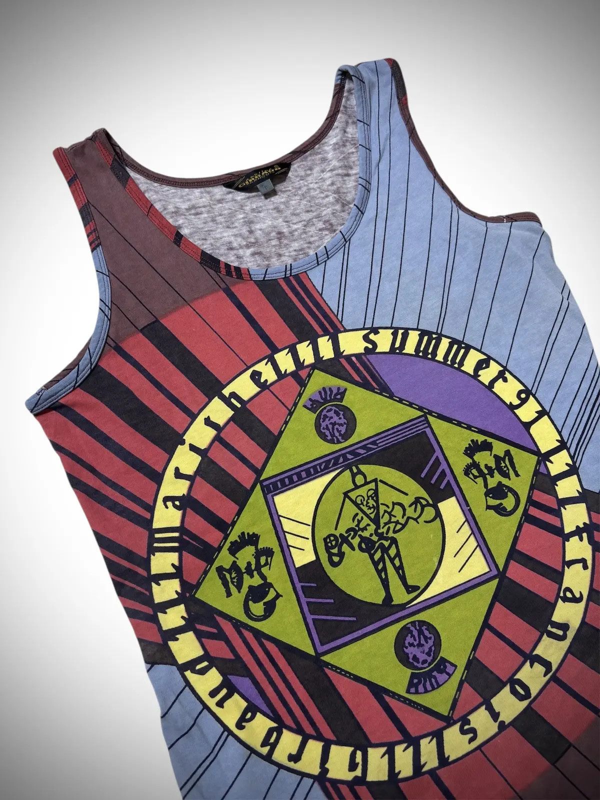Marithe + Francois Girbaud SS1991 RARE VINTAGE MARITHE + FRANCOIS GIRBAUD ZODIAC ART Size US M / EU 48-50 / 2 - 4 Thumbnail