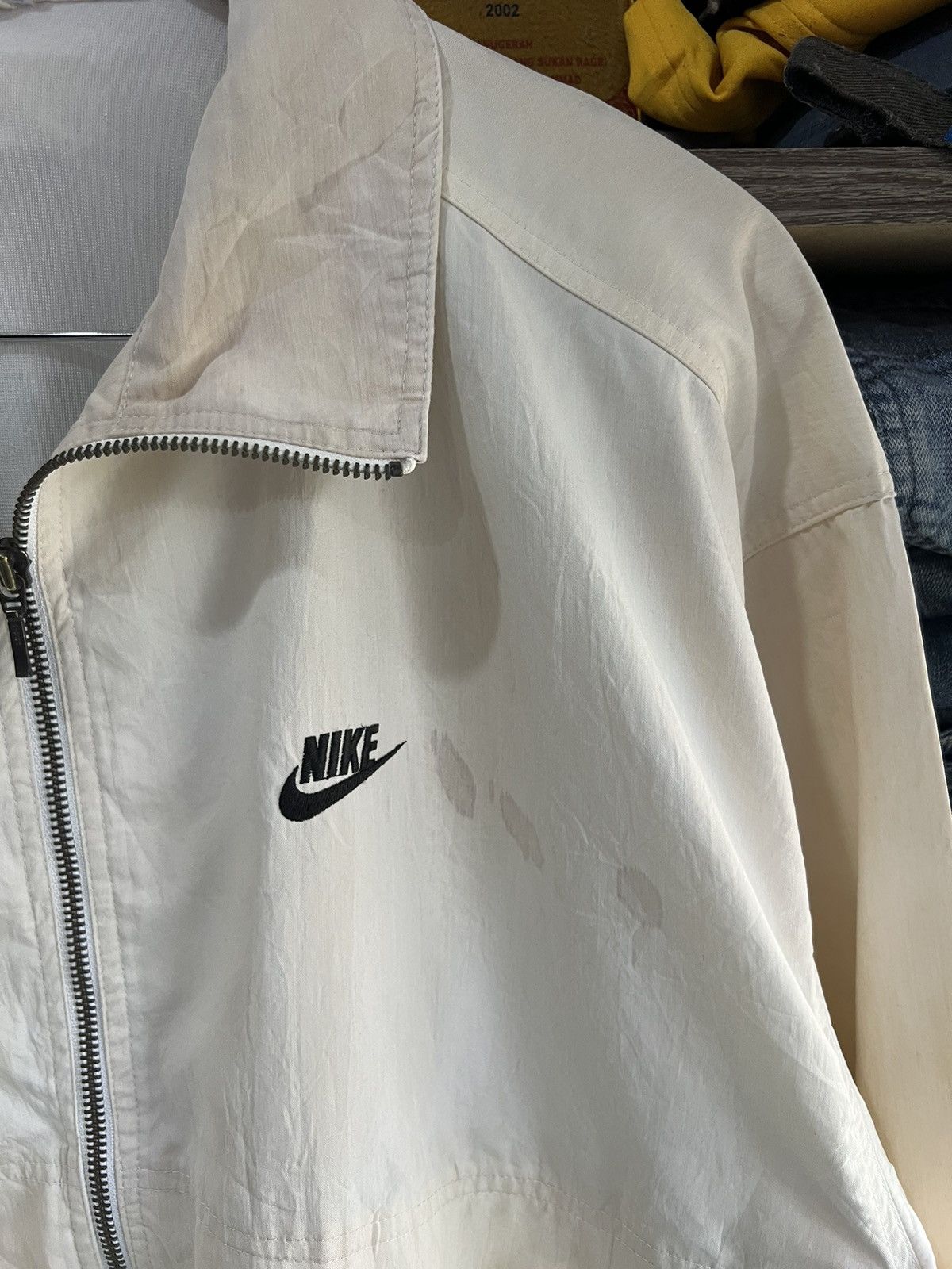 Nike 🔥Vintage Nike Air Zipper Jacket Size US XL / EU 56 / 4 - 4 Thumbnail