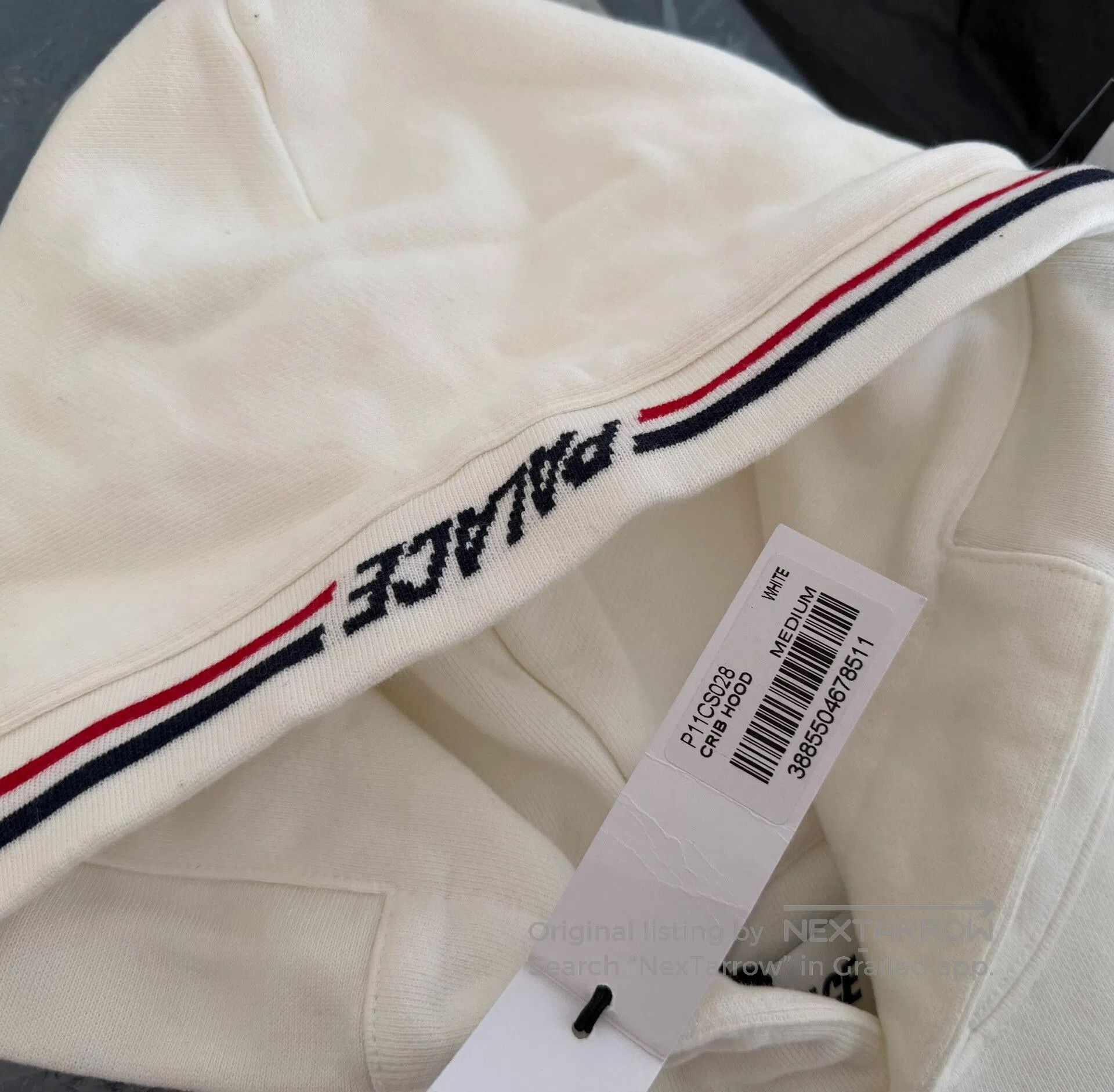 Palace Palace Crib Hoodie White Medium. Size US M / EU 48-50 / 2 - 3 Thumbnail