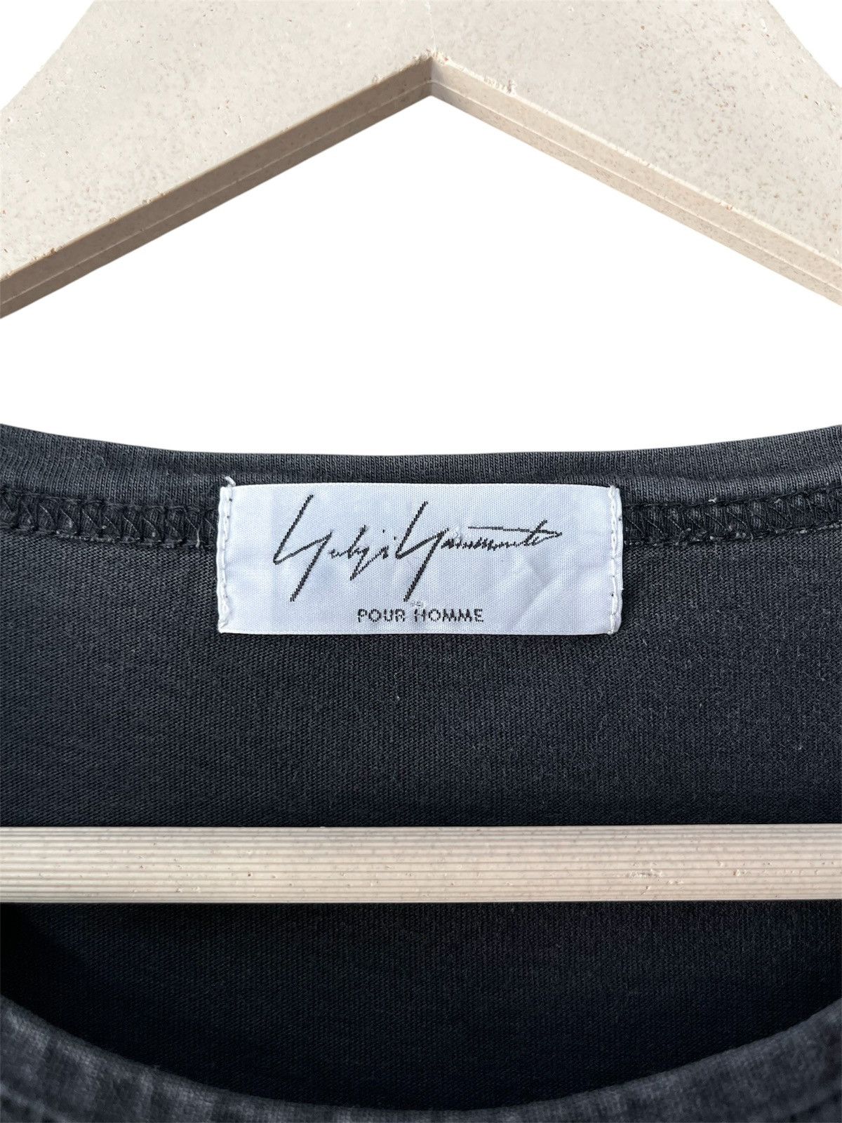Yohji Yamamoto Yohji Yamamoto Pour Homme Signature Sunfaded Tee Size US L / EU 52-54 / 3 - 6 Thumbnail
