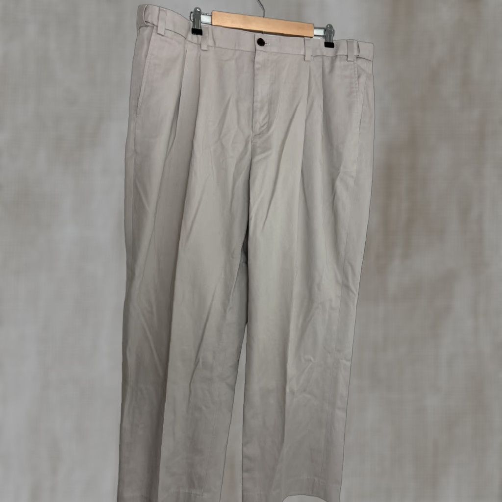 Eddie Bauer VINTAGE Eddie Bauer wrinkle free relaxed fit cotton pants Khaki mens 42x30 42 Tall Size US 42 / EU 58 - 1 Thumbnail