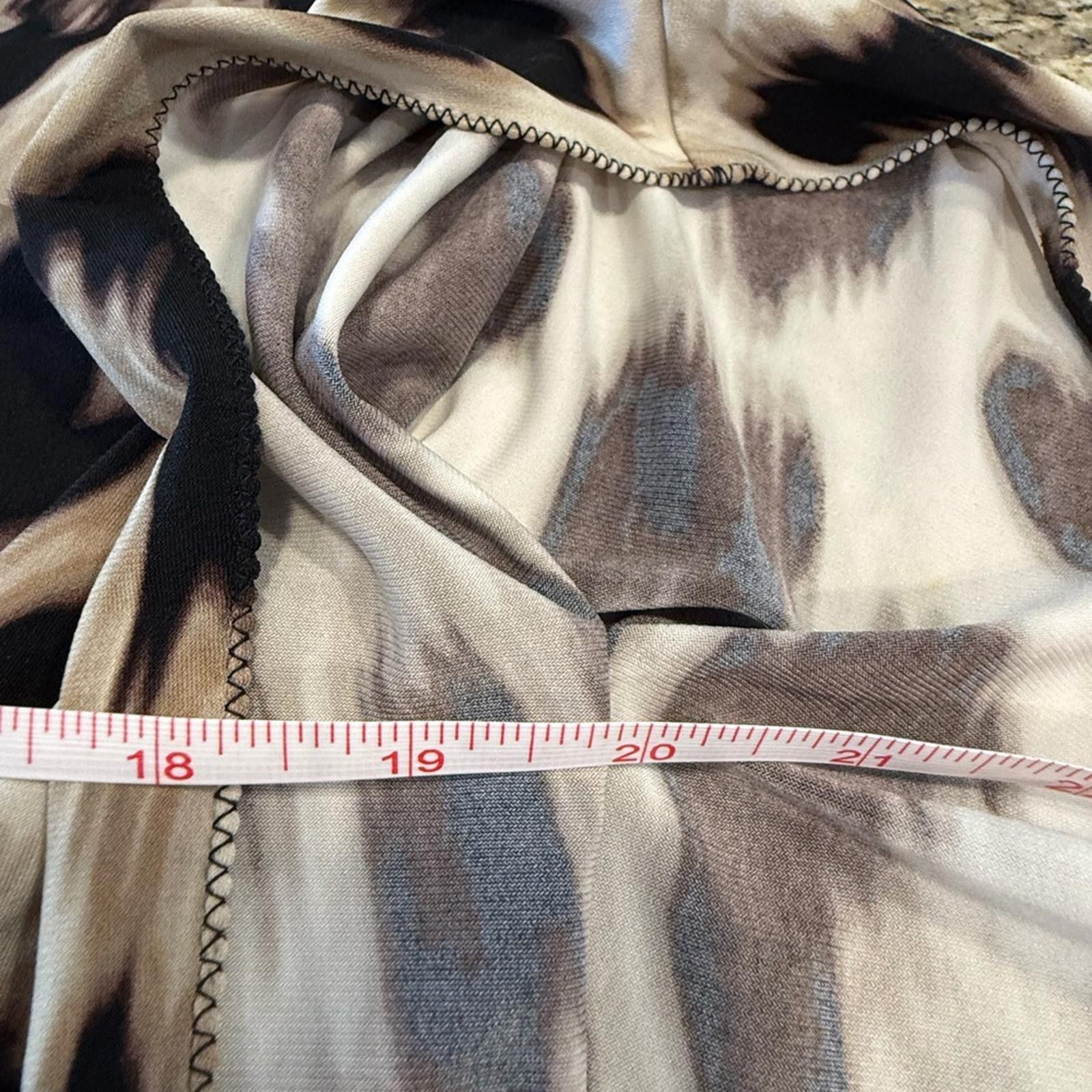 Other Leopard print V neck top chic versatile Lagenlook SZ M Size M / US 6-8 / IT 42-44 - 9 Thumbnail