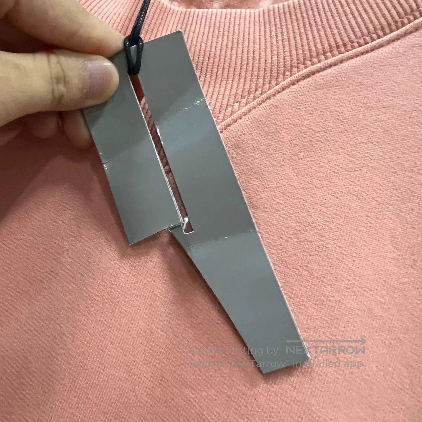 Dior pink striped logo patch sweatshirt. Size S / US 4 / IT 40 - 3 Thumbnail