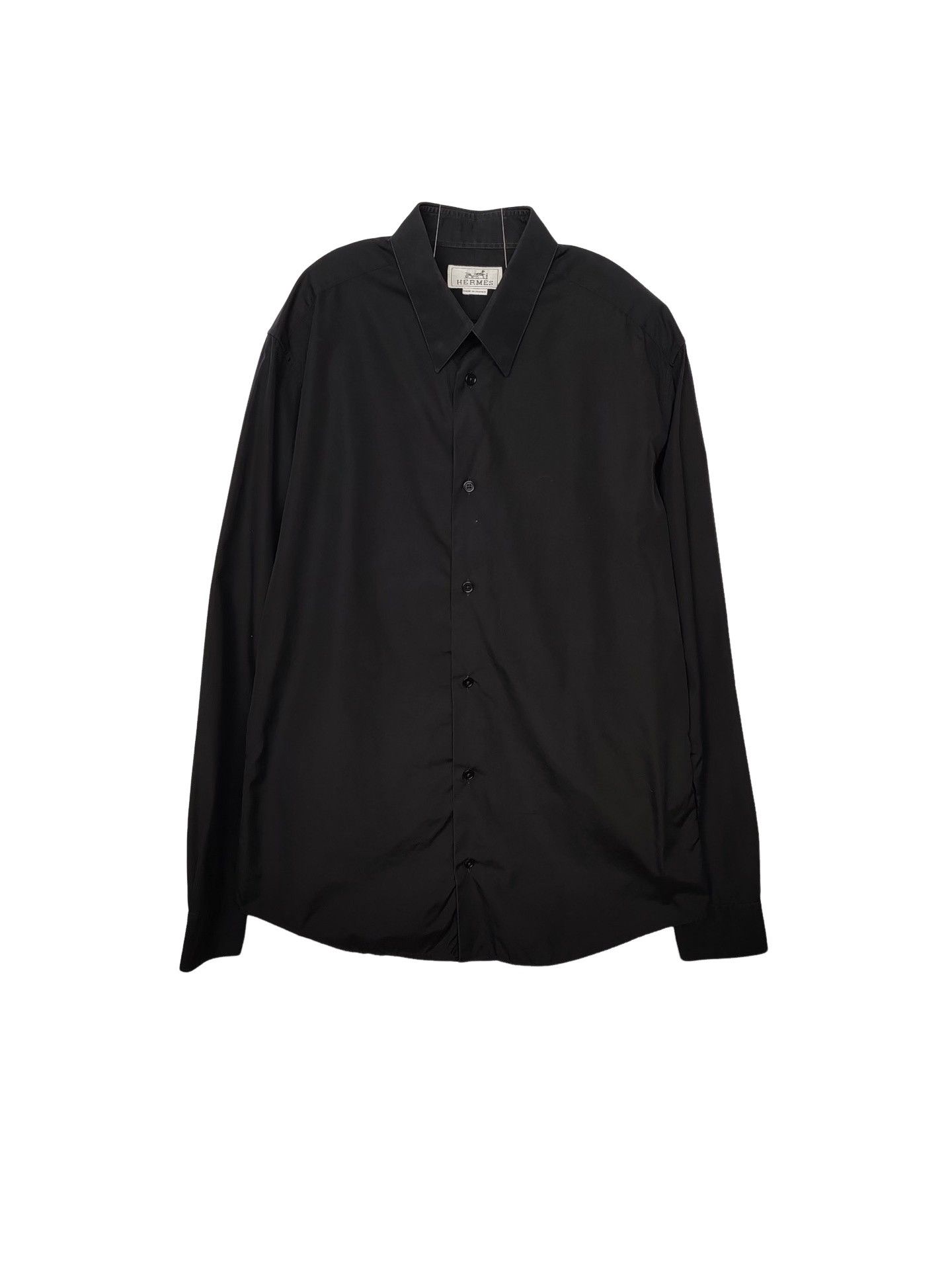 Hermes Hermes Cotton Long Sleeve Button Up Shirt Size S Size US S / EU 44-46 / 1 - 1 Thumbnail