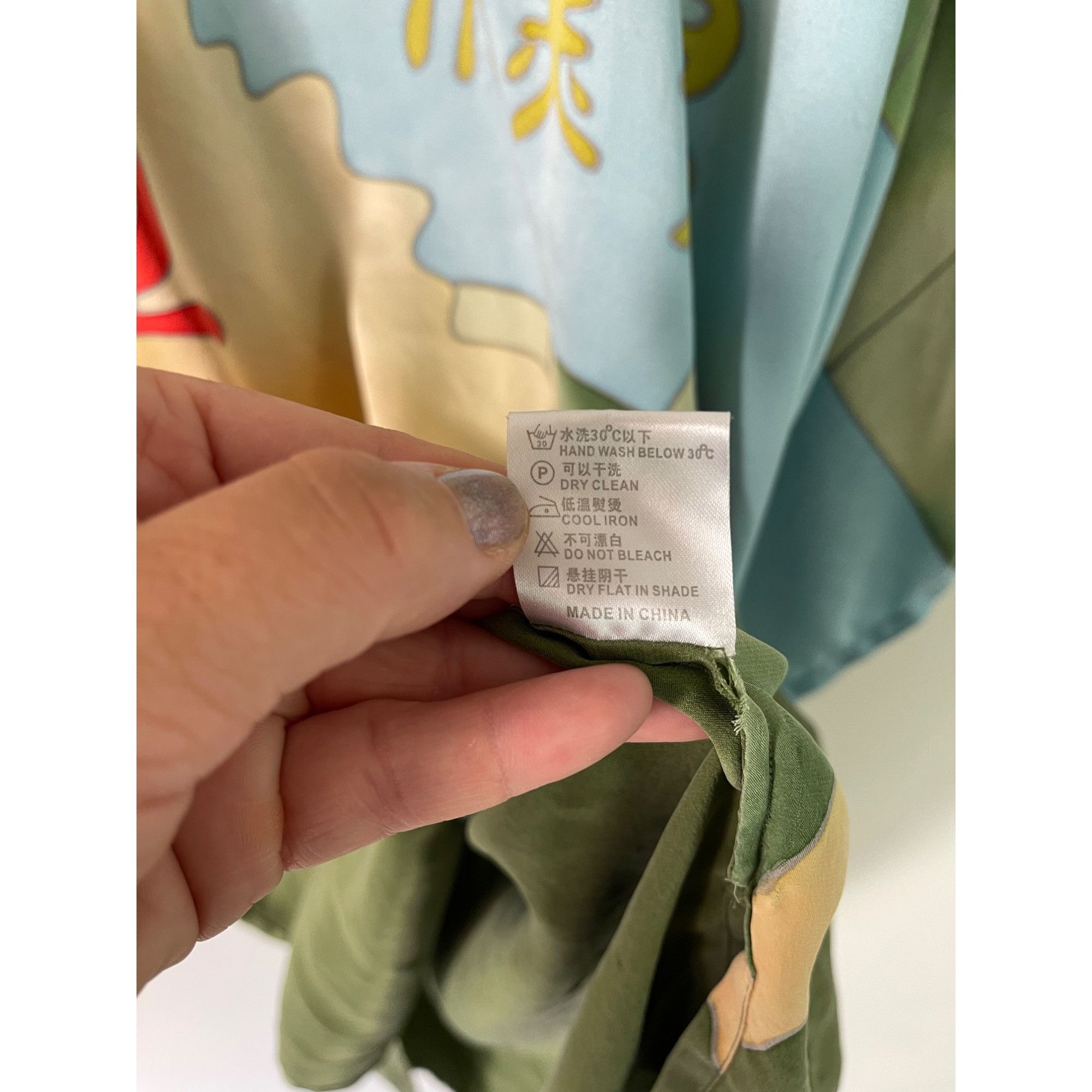 Vintage Vintage Womens Dress Size Large Green Caftan Size L / US 10 / IT 46 - 7 Thumbnail