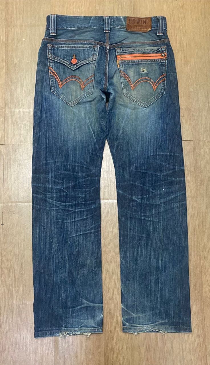 Edwin Vintage Edwin Exclusive Design Distressed Denim Size US 32 / EU 48 - 2 Thumbnail