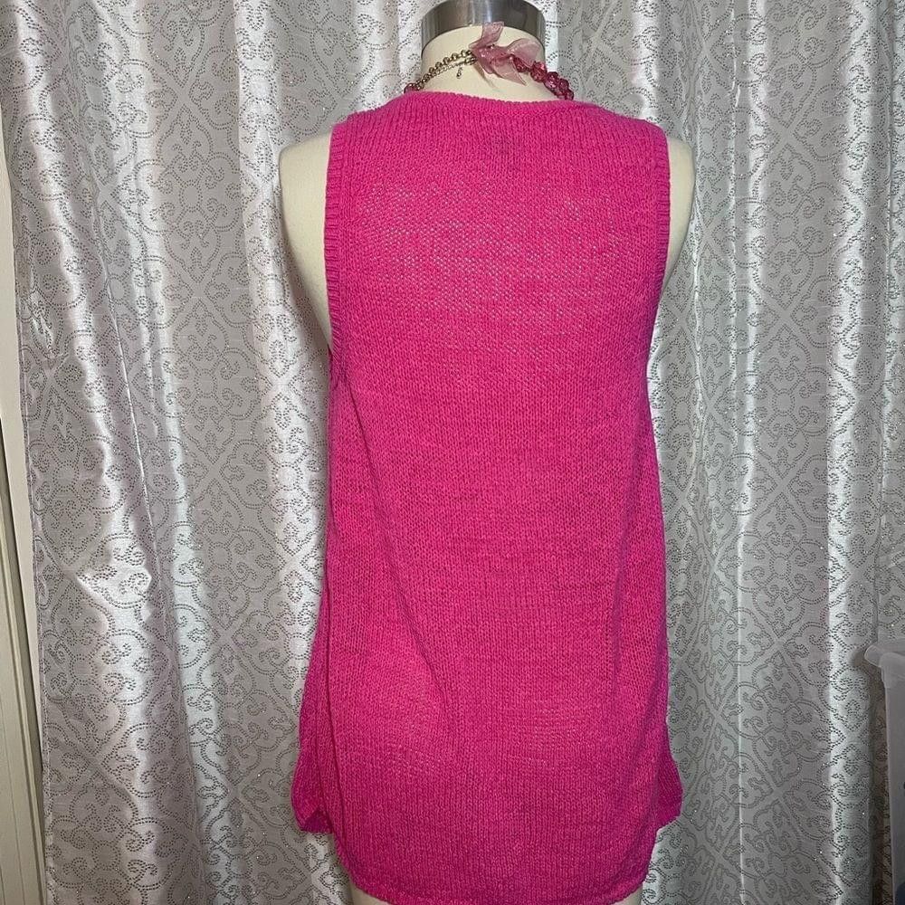 Other JCP Hot pink sleeveless sweater Size L / US 10 / IT 46 - 3 Thumbnail