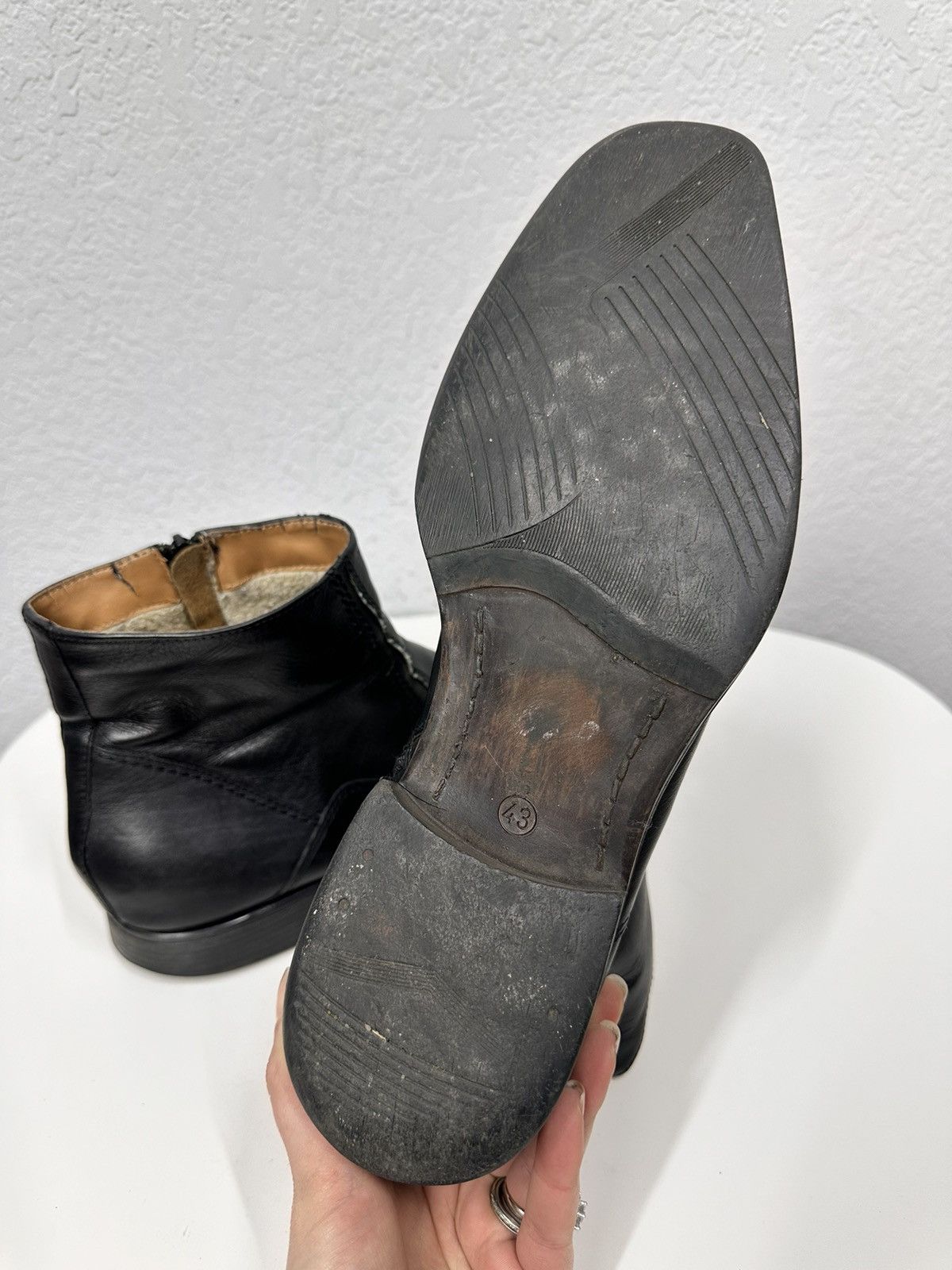 14th Addiction Vintage AS 98 Leather Black Boots Guidi Rick Owen Style GOA Size US 10 / EU 43 - 11 Thumbnail