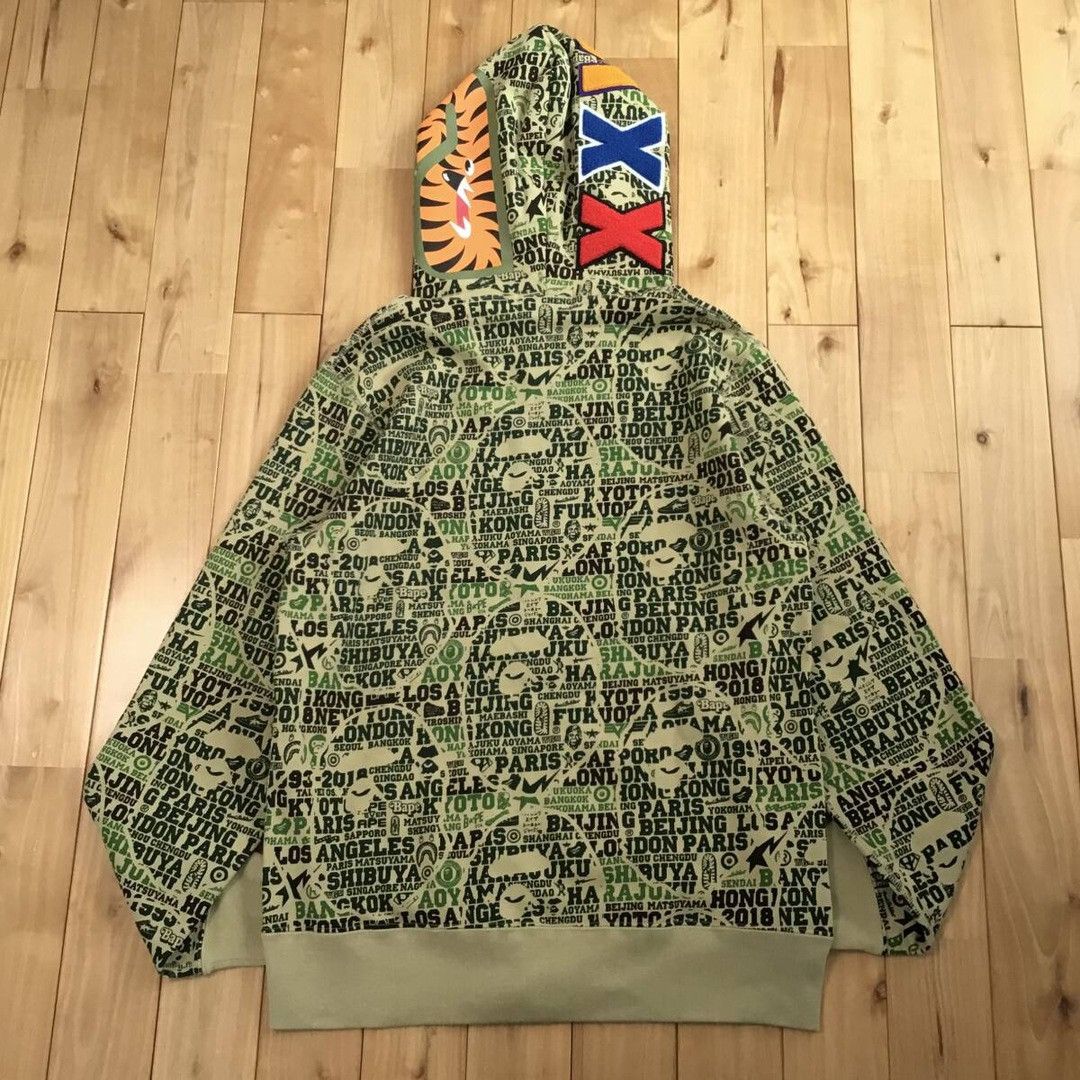 Bape BAPE XXV CITIES CAMO shark full zip hoodie a bathing ape Size US L / EU 52-54 / 3 - 2 Thumbnail