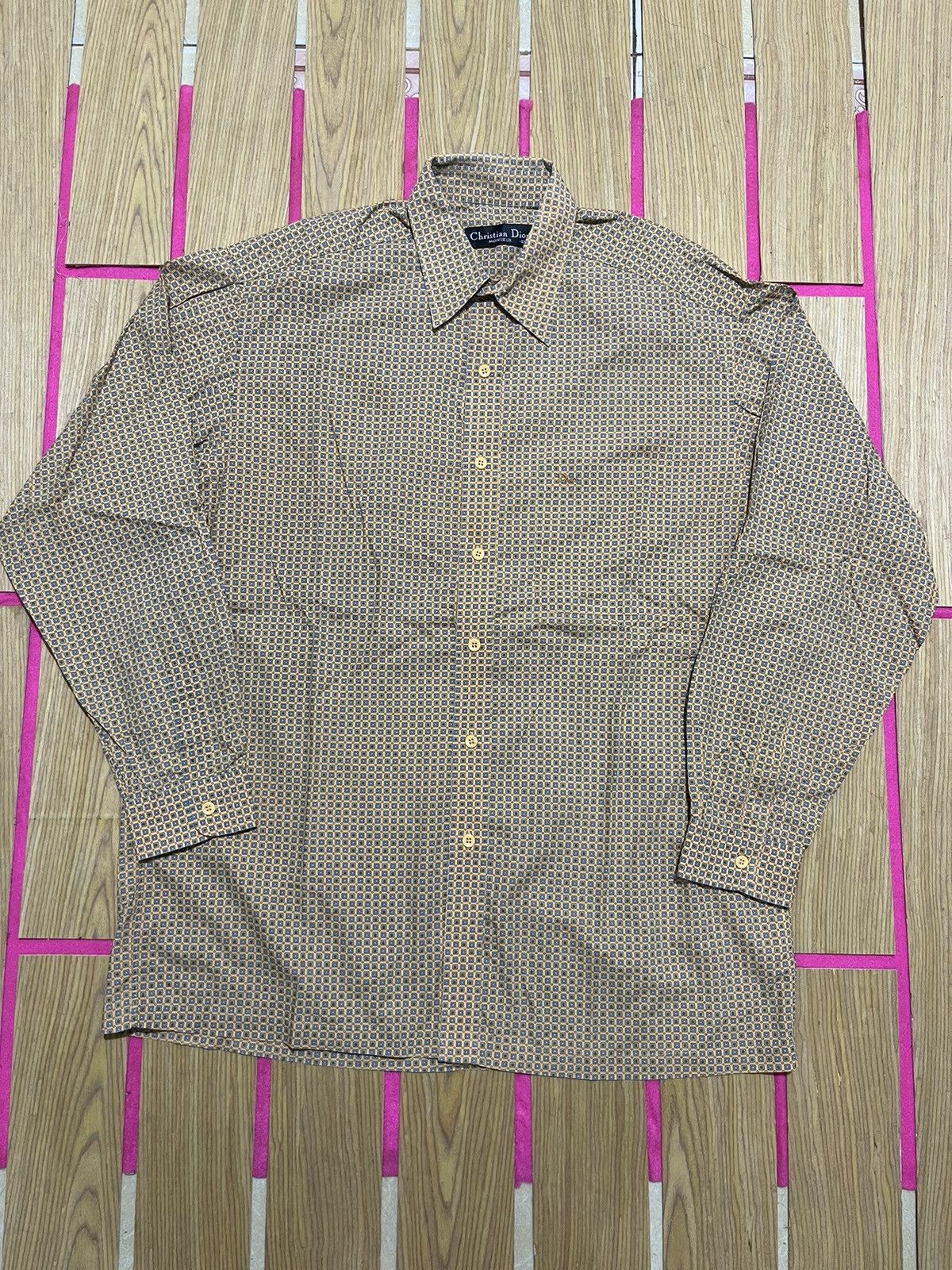 Christian Dior Monsieur CHRISTIAN DIOR long sleeve shirt Size US L / EU 52-54 / 3 - 1 Thumbnail