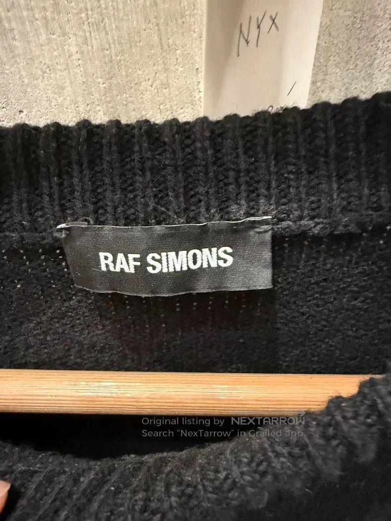 Raf Simons Raf simons Blue velvet patch silhouette sweater. Size US S / EU 44-46 / 1 - 4 Thumbnail