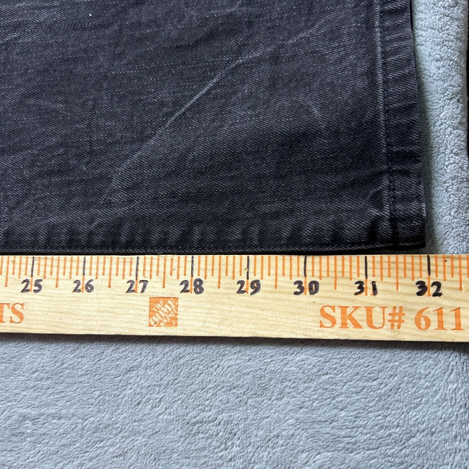Lauren Ralph Lauren Polo Ralph Dojo Baggy Jeans Women 6 31x32 Wide Flare Black Size 28" / US 6 / IT 42 - 16 Thumbnail