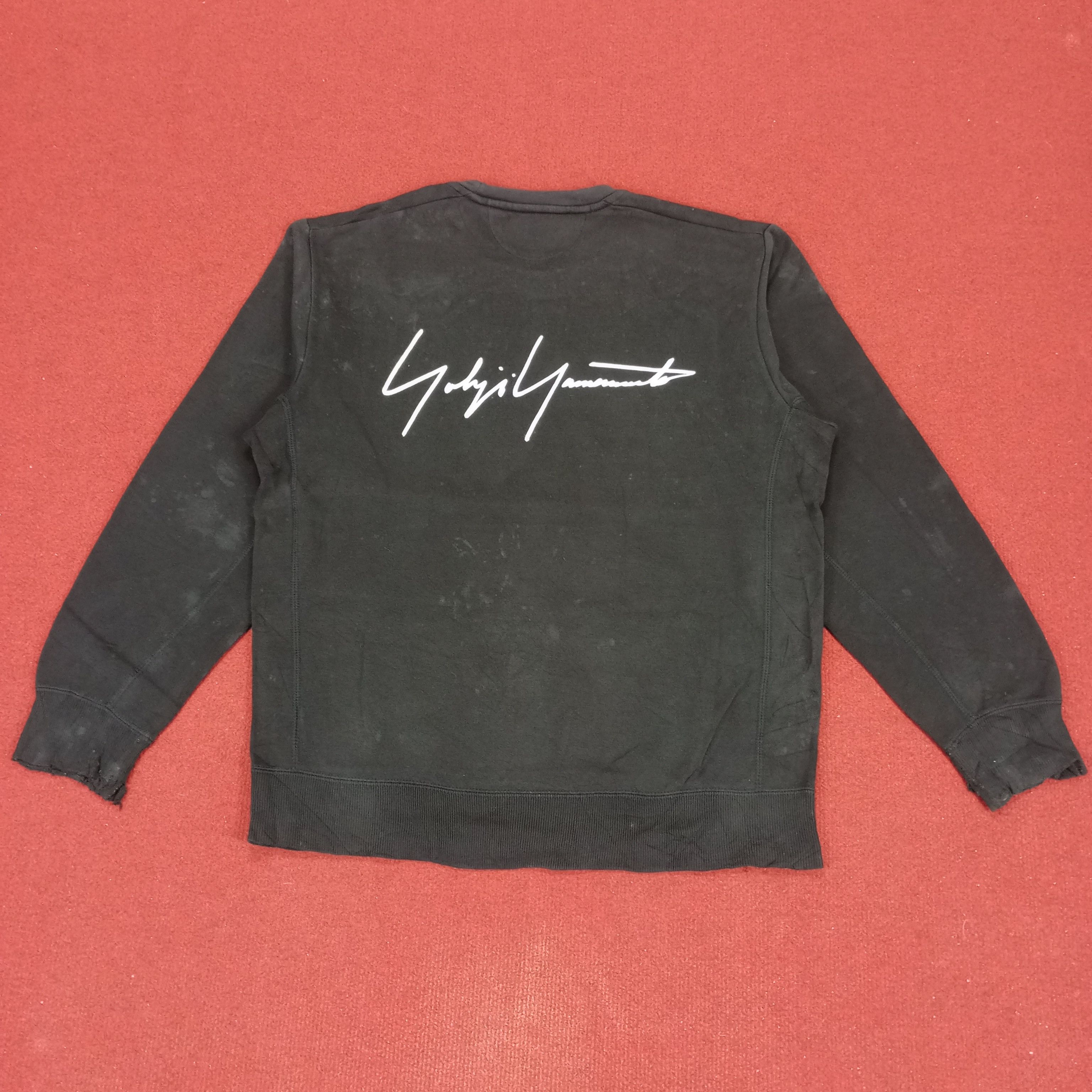 Vintage Streetwear Style Custom Yohji Yamamoto Art Sweatshirt Size US M / EU 48-50 / 2 - 1 Thumbnail