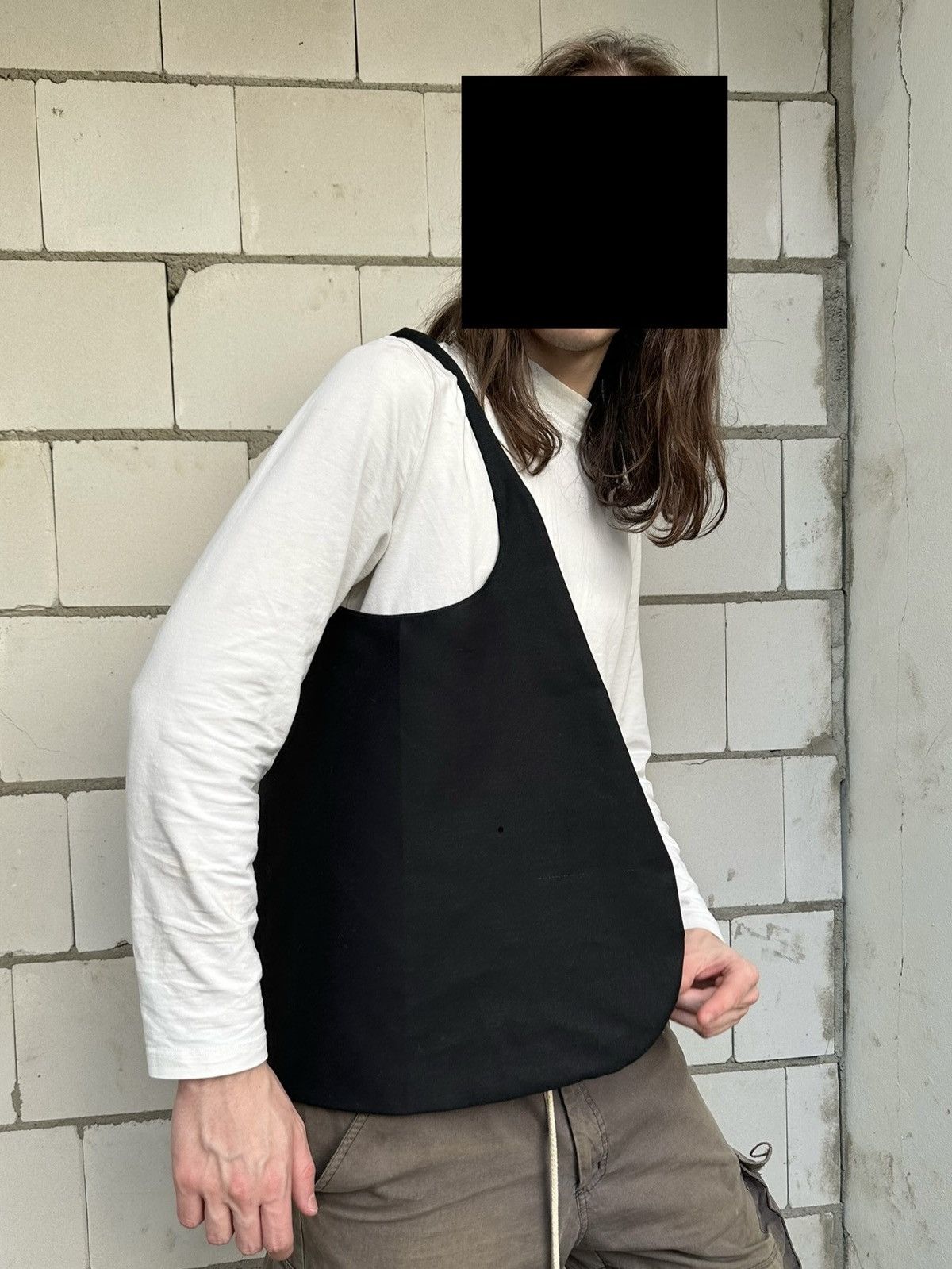 Handmade Handmade Artisanal Tote Bag Black Archive Vintage Size ONE SIZE - 4 Thumbnail