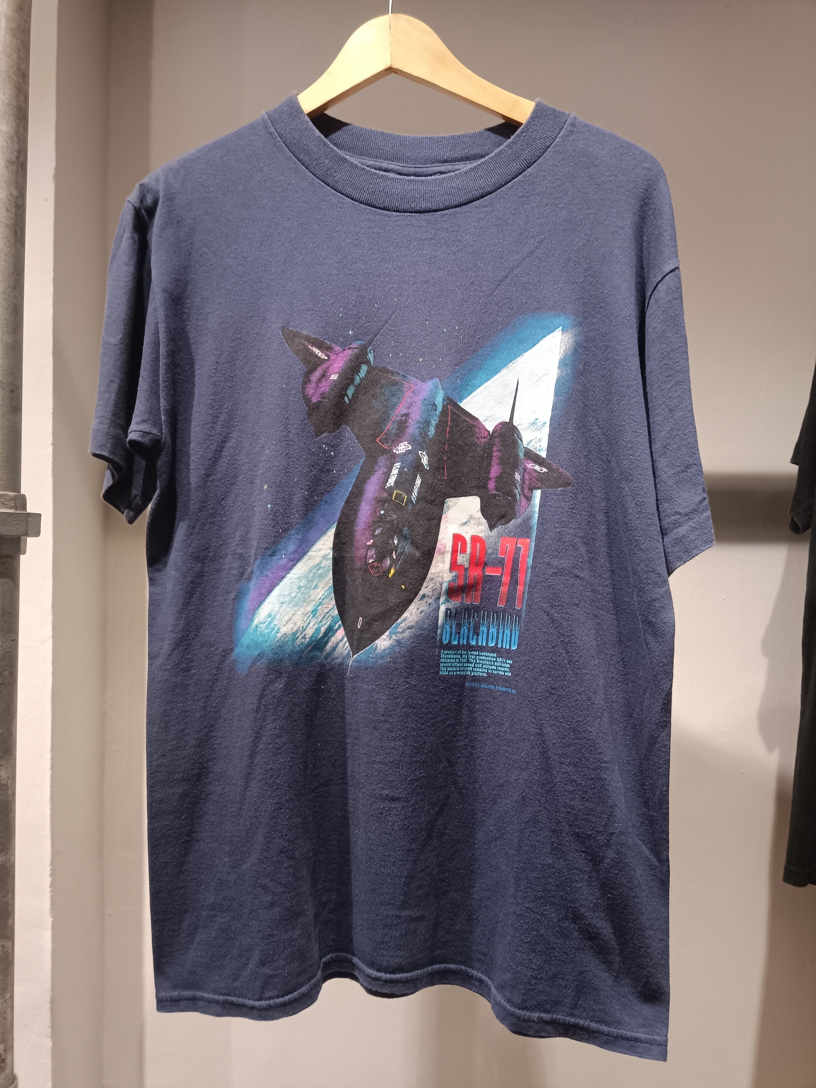 Vintage vintage 90s Blackbird sr-71 Size US M / EU 48-50 / 2 - 1 Thumbnail