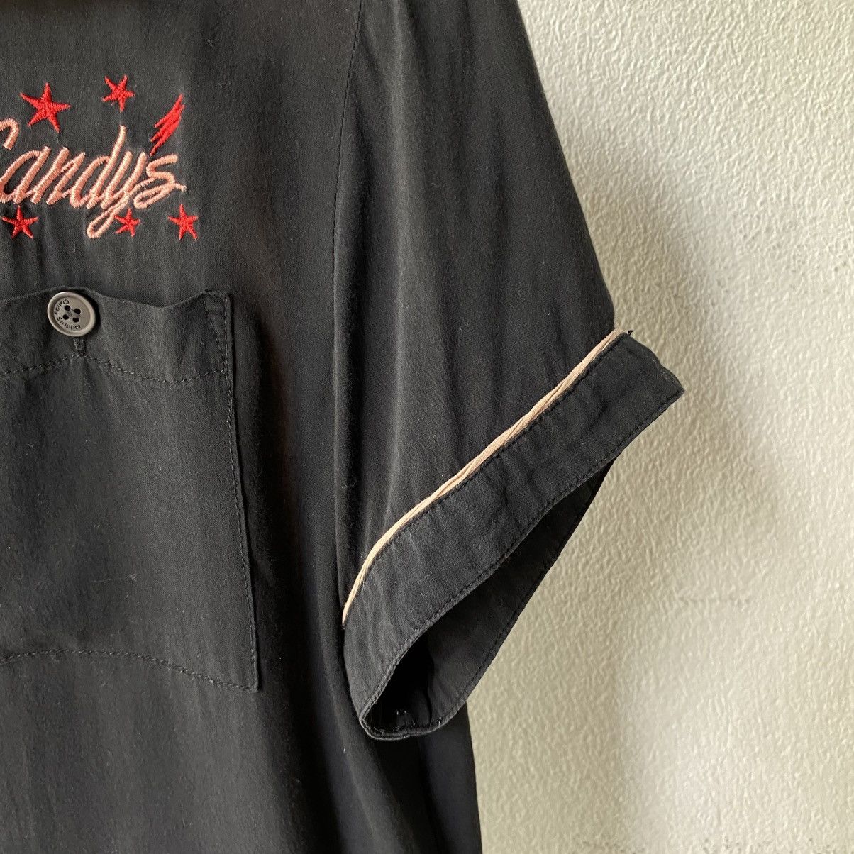 Japanese Brand Candy Stripper Jamming Lane Embroidered Bowling Shirt Size US M / EU 48-50 / 2 - 9 Thumbnail