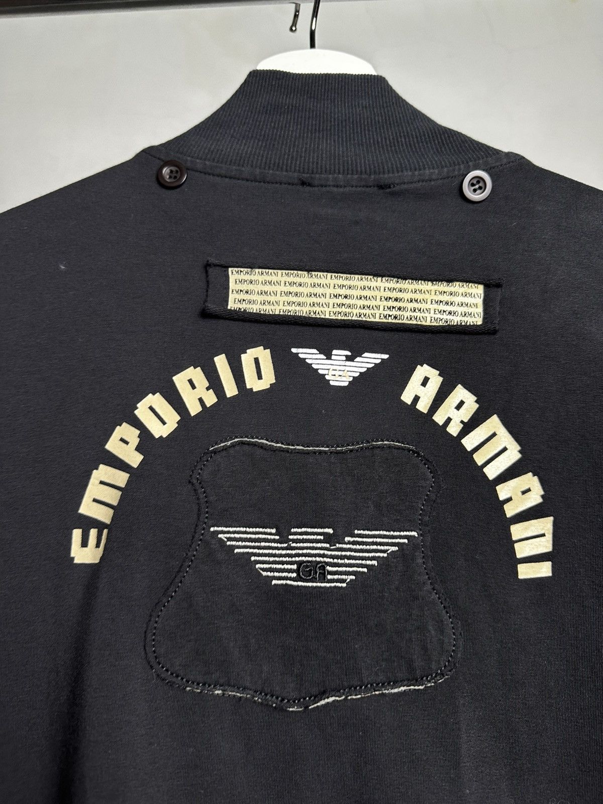 Emporio Armani Emporior Armani Double Zip Front Biker Sweat Jacket Size US L / EU 52-54 / 3 - 8 Thumbnail
