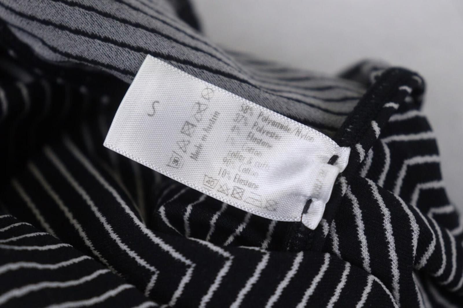 The Unbranded Brand Bodysuit Black Striped Nylon Tummy Control Size S Size ONE SIZE - 11 Thumbnail