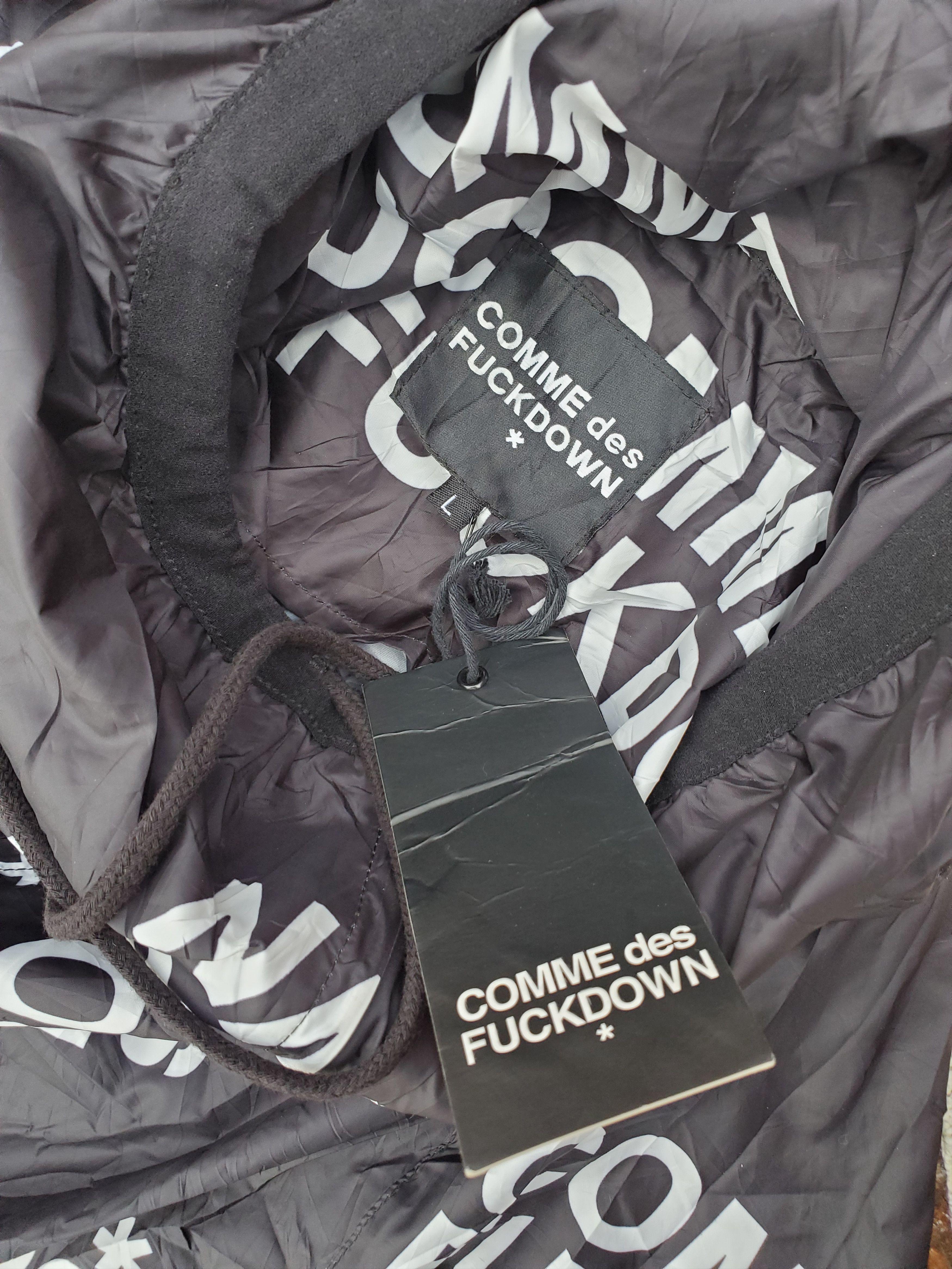 Japanese Brand Comme des Fuck Down windbreaker jacket Size US L / EU 52-54 / 3 - 3 Thumbnail