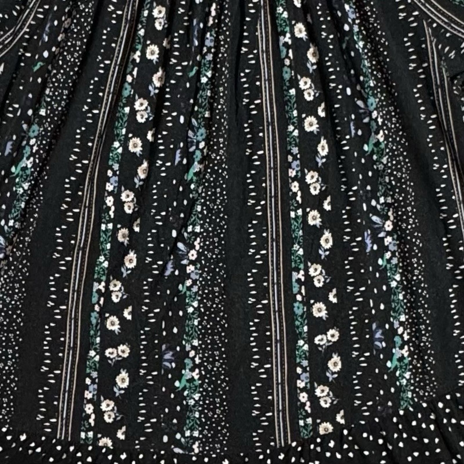 Other Style & Co Top Women Sz OX US 14 Whimsigoth Ruffles Flowy Size XL / US 12-14 / IT 48-50 - 3 Thumbnail