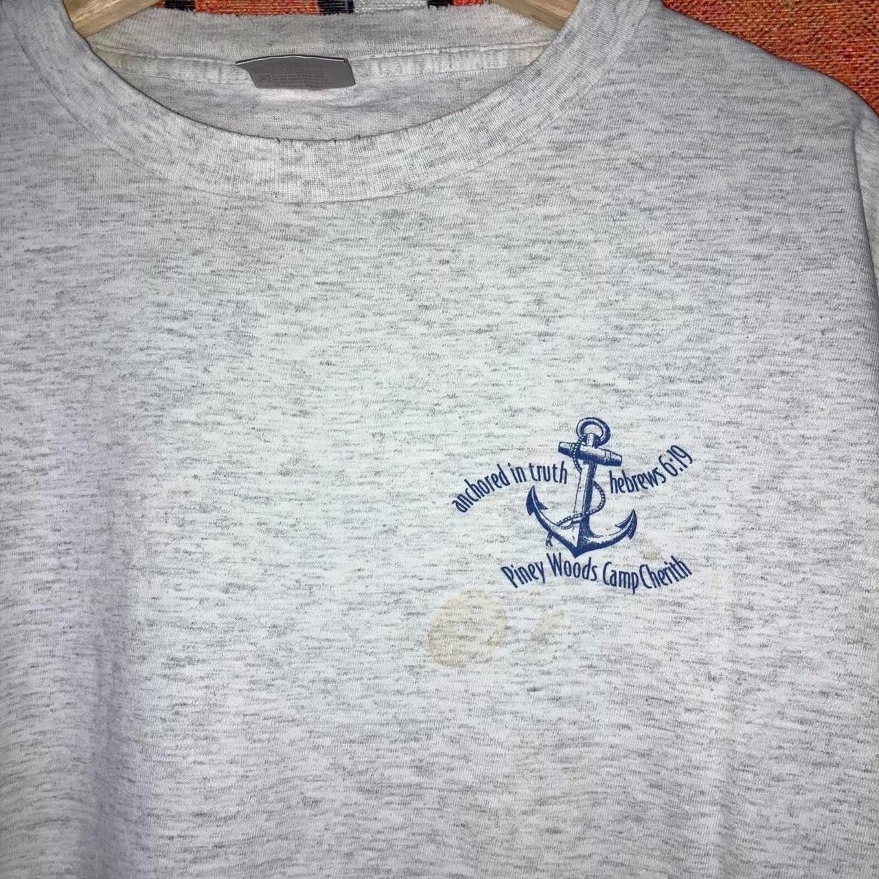 Vintage Vintage 90s 1995 Anchored In Truth Tee Size US XL / EU 56 / 4 - 4 Thumbnail