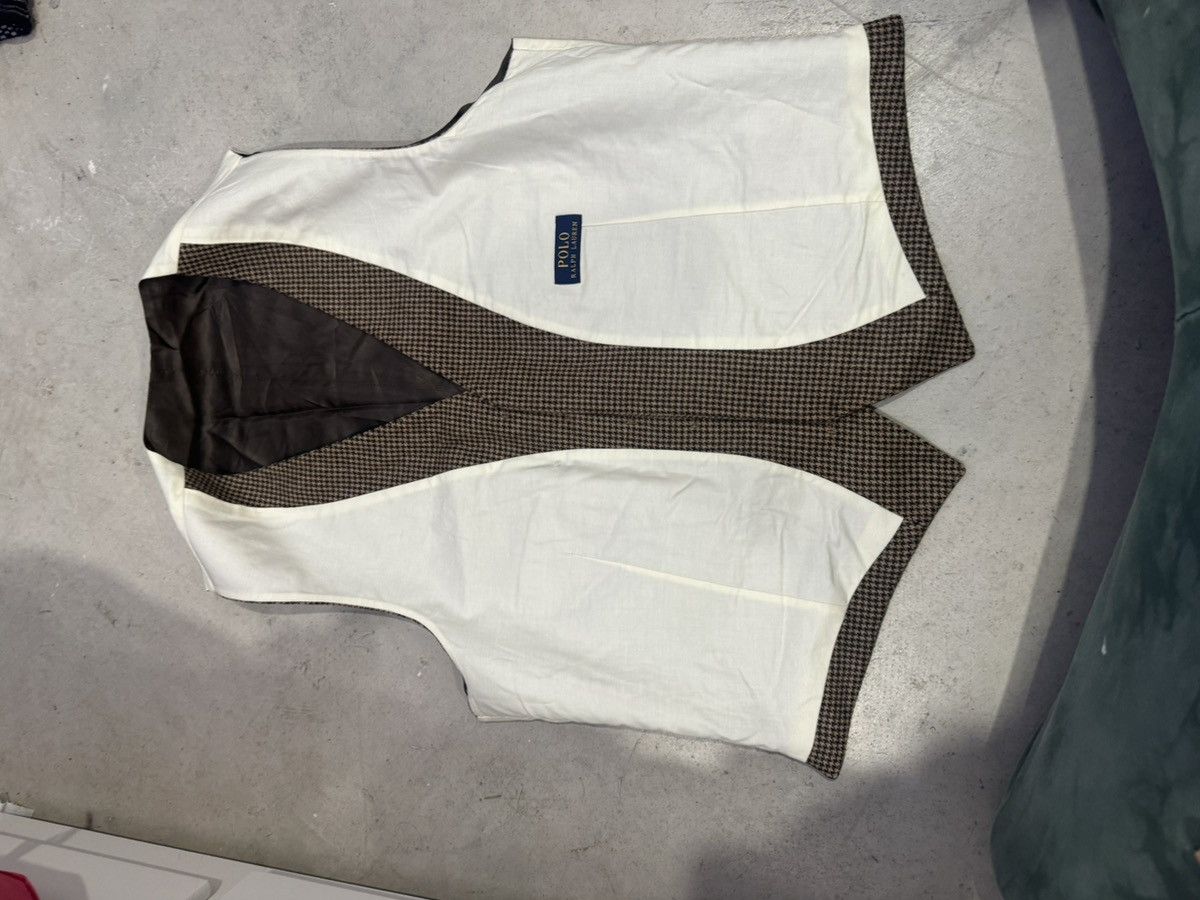 Polo Ralph Lauren Polo ralph Lauren Brown Vest Size 44R - 2 Thumbnail