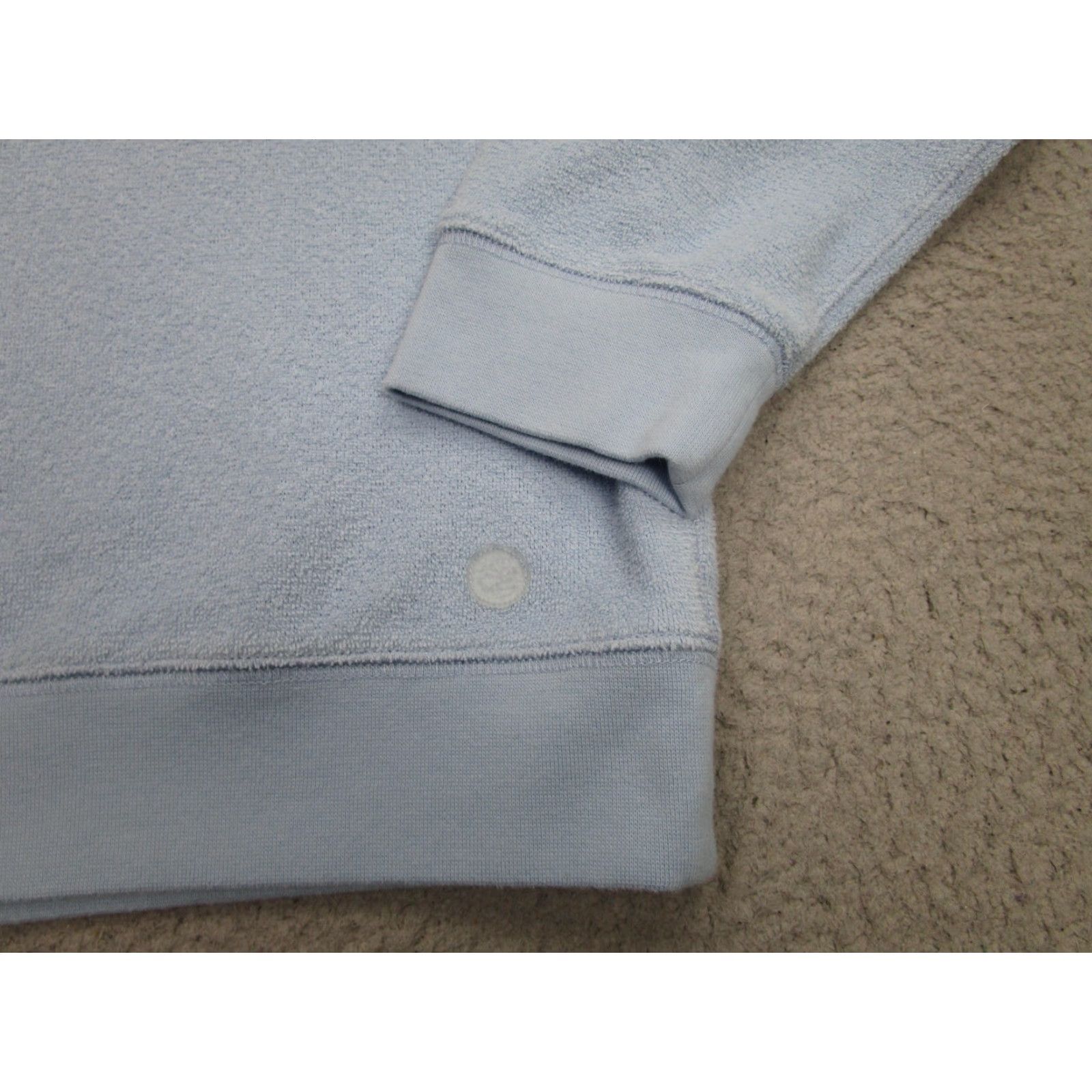 Outerknown VINTAGE? Wait no: Outerknown Sweatshirt Mens Large Blue Terry Fleece Crewneck Pullover Made USA Size US L / EU 52-54 / 3 - 3 Thumbnail