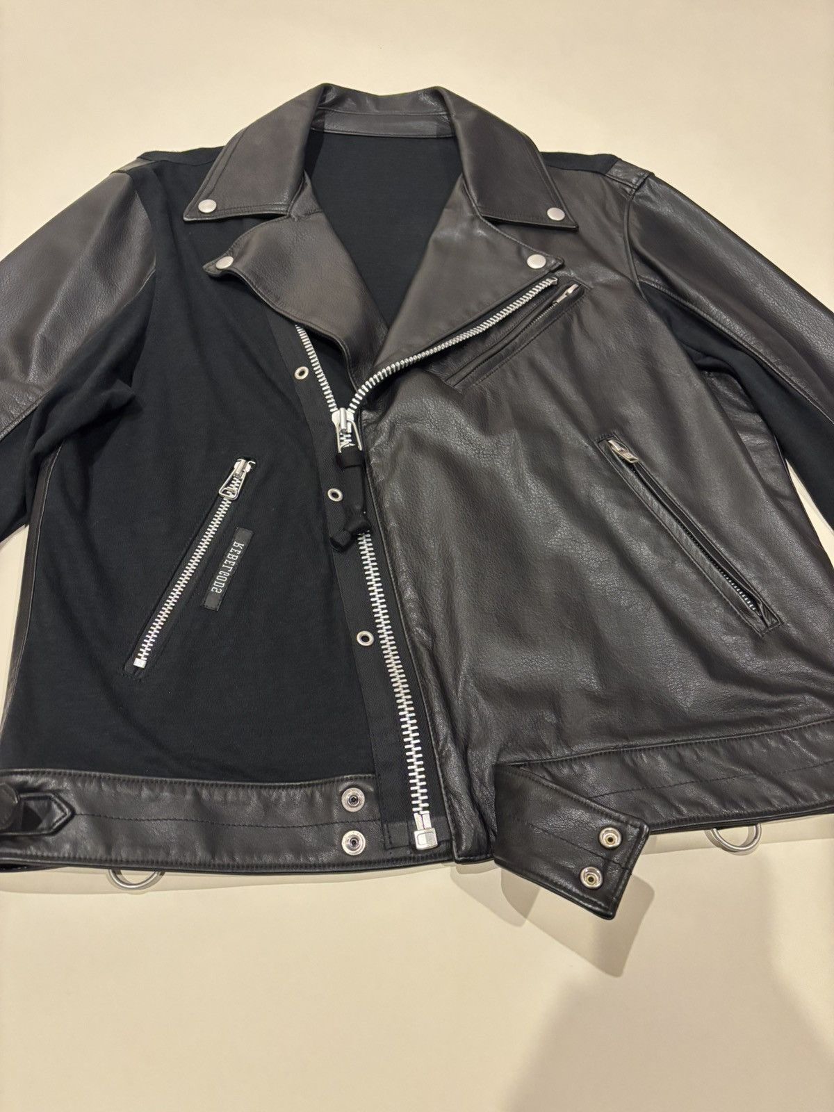 Undercover Undercover SS24 Rebelgods Hyrbid Cowhide Leather Jacket Size US M / EU 48-50 / 2 - 6 Thumbnail