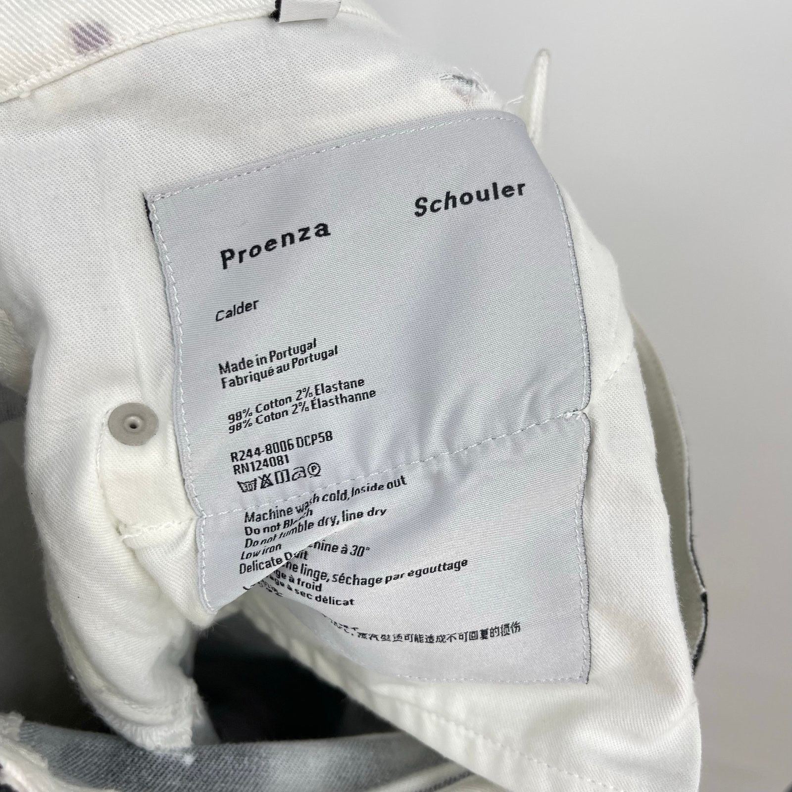 Proenza Schouler Proenza Schouler | Calder Skirt in Black Denim 25 w/ Tags Size 25" / US 0 / IT 36 - 14 Thumbnail