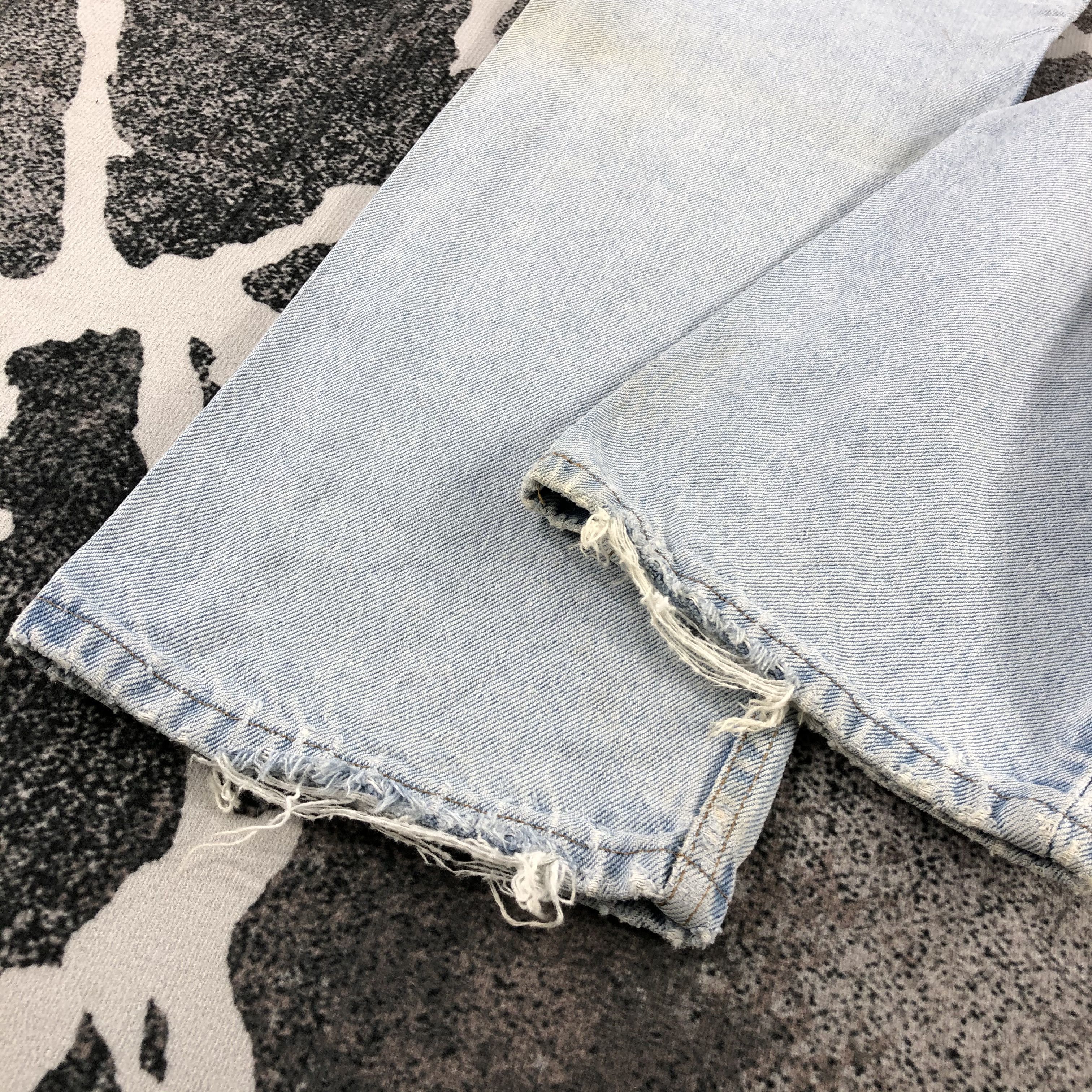 Levi's Vintage 90s Levi's Jeans Orange Tab Distress Denim KJ1002 Size US 30 / EU 46 - 6 Thumbnail