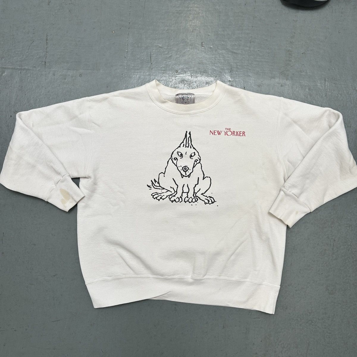 Vintage Vintage 1987 The New Yorker Dog Crewneck Sweatshirt Size US L / EU 52-54 / 3 - 1 Thumbnail