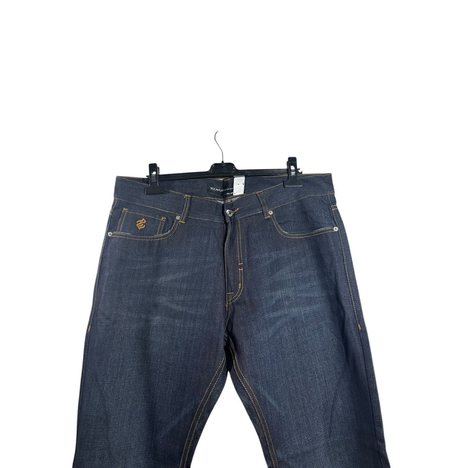 Rocawear Vintage Y2K Rocawear Jeans Mens Denim Baggy Hip Hop Indigo W Size US 38 / EU 54 - 2 Thumbnail