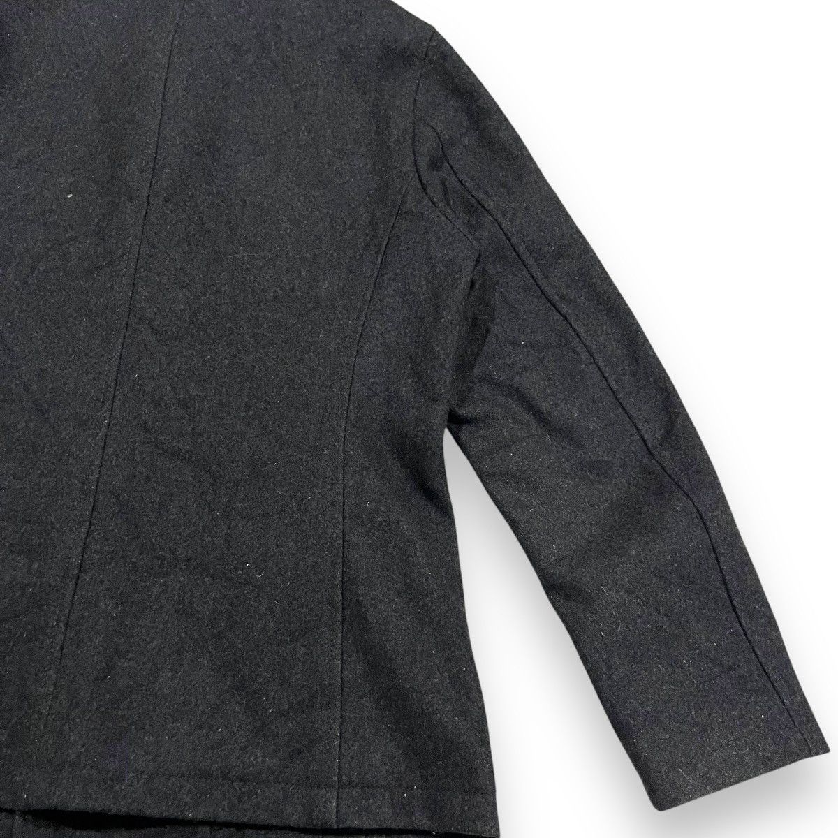 Global Work × Japanese Brand VINTAGE GLOBAL WORK WOOL PEA COAT Size US S / EU 44-46 / 1 - 11 Thumbnail