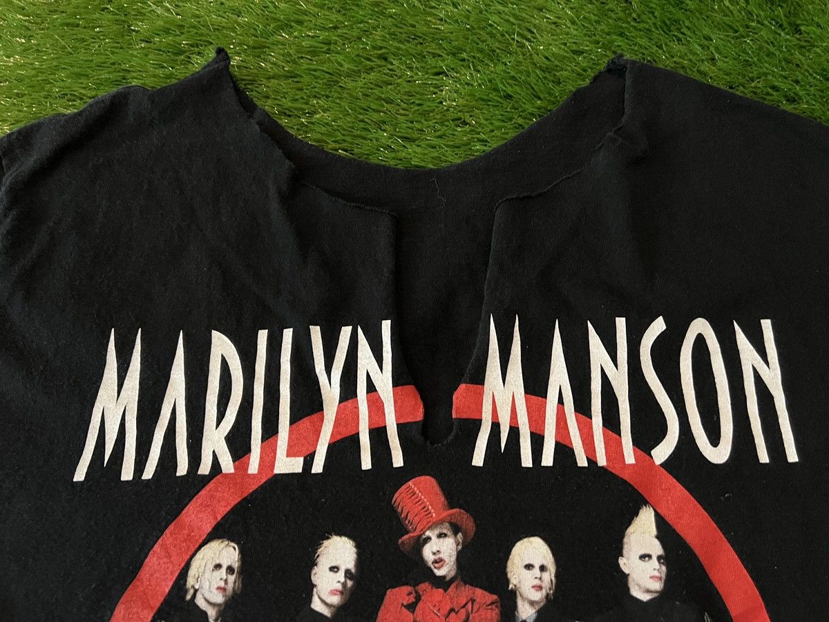 Band Tees Marilyn Manson 2003 The Bright Young Things Shirt Thrashed Size US L / EU 52-54 / 3 - 3 Thumbnail