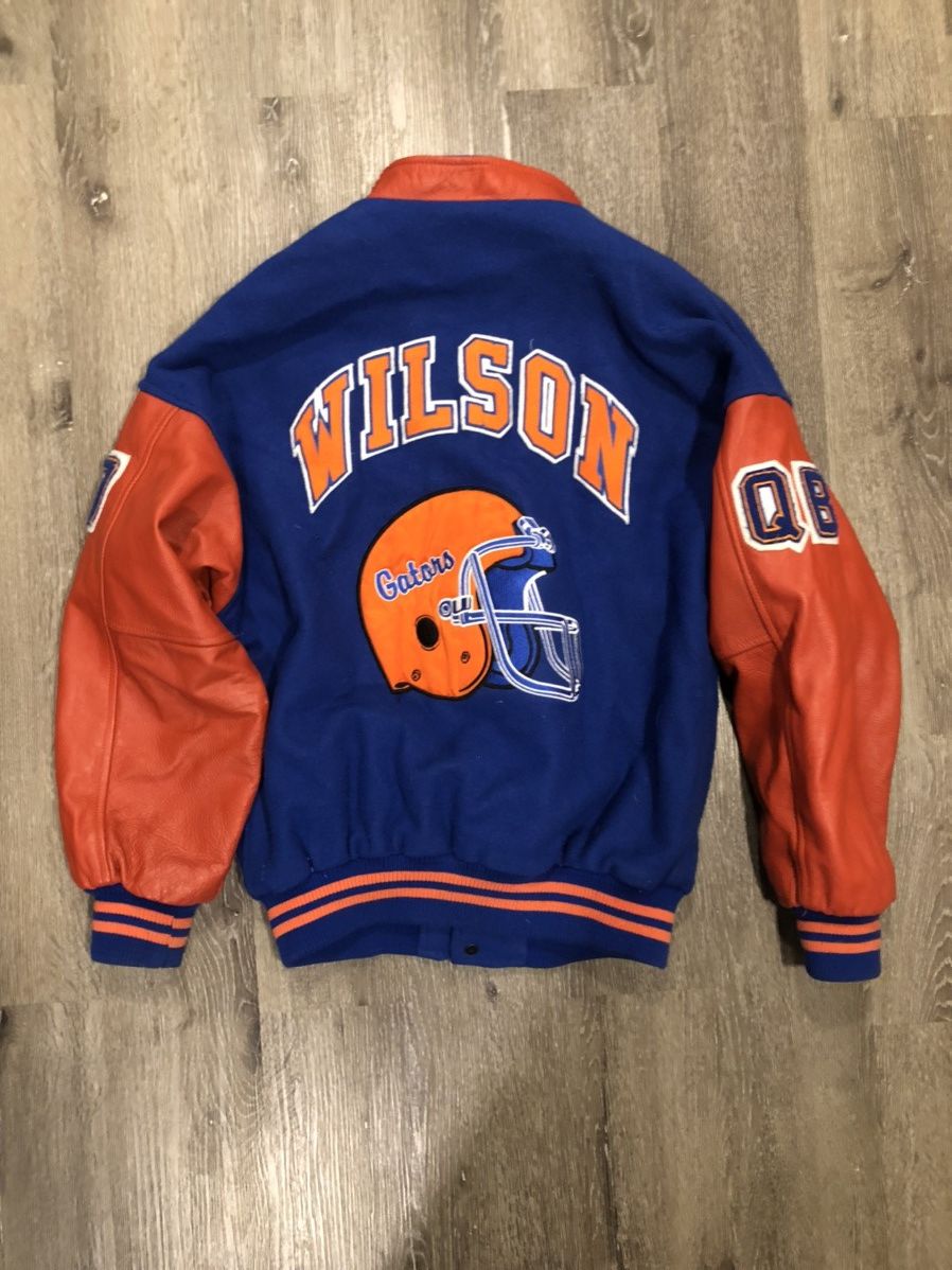 Vintage 1990s Florida Gators Leather Jacket By College outlet Phase