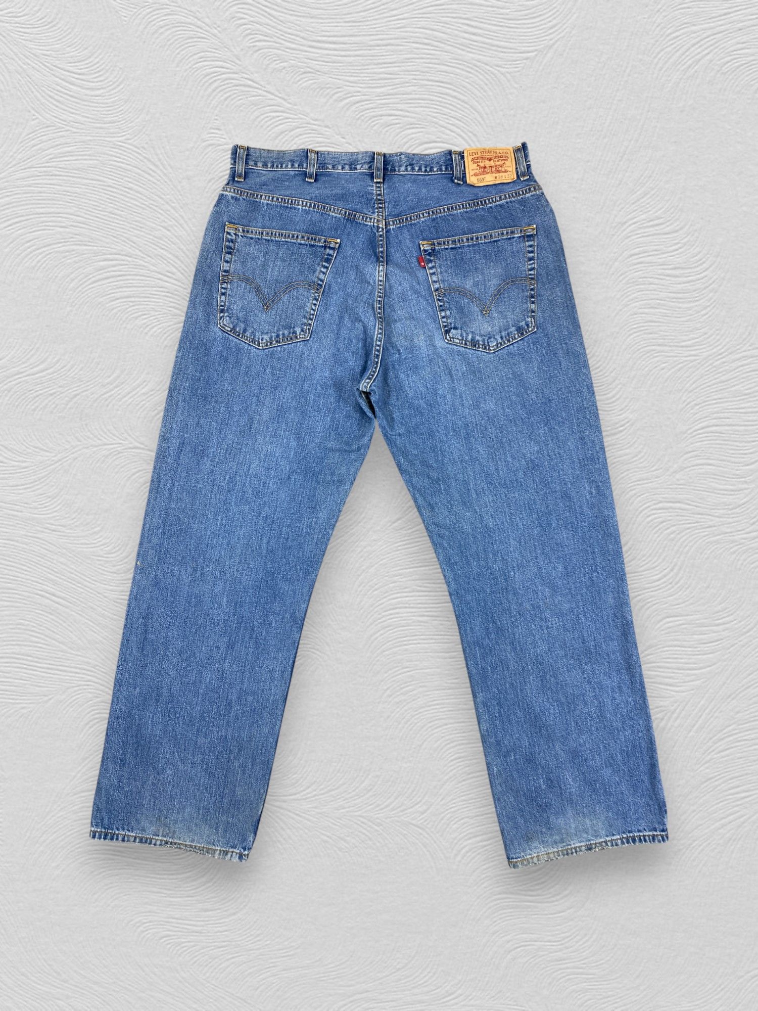 Levi's Blue Vintage Levi's 569 Jeans 38x32 Denim -JN1434 Size US 38 / EU 54 - 2 Thumbnail