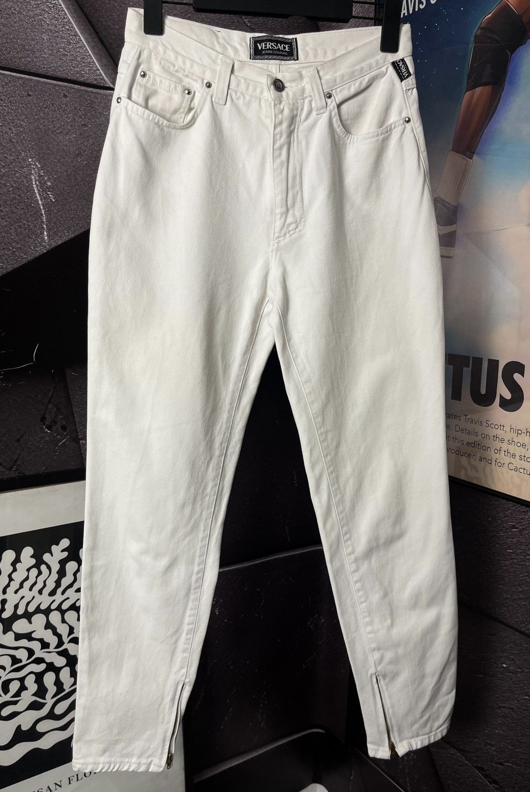 Versace Jeans Couture White Italy 31/45 Vintage Denim