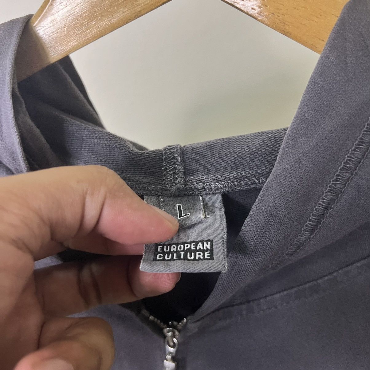 If Six Was Nine EUROPEAN CULTURE ROYAL DYE BONDAGE MESH NETTING ZIPER HOODIE Size US L / EU 52-54 / 3 - 8 Thumbnail