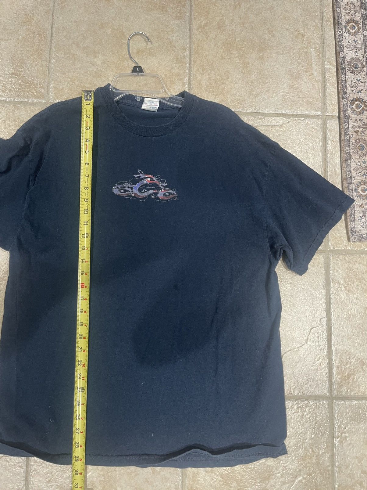 Vintage Orange County Choppers Shirt Adult Blue Short Sleeve Biker Size US XL / EU 56 / 4 - 6 Thumbnail