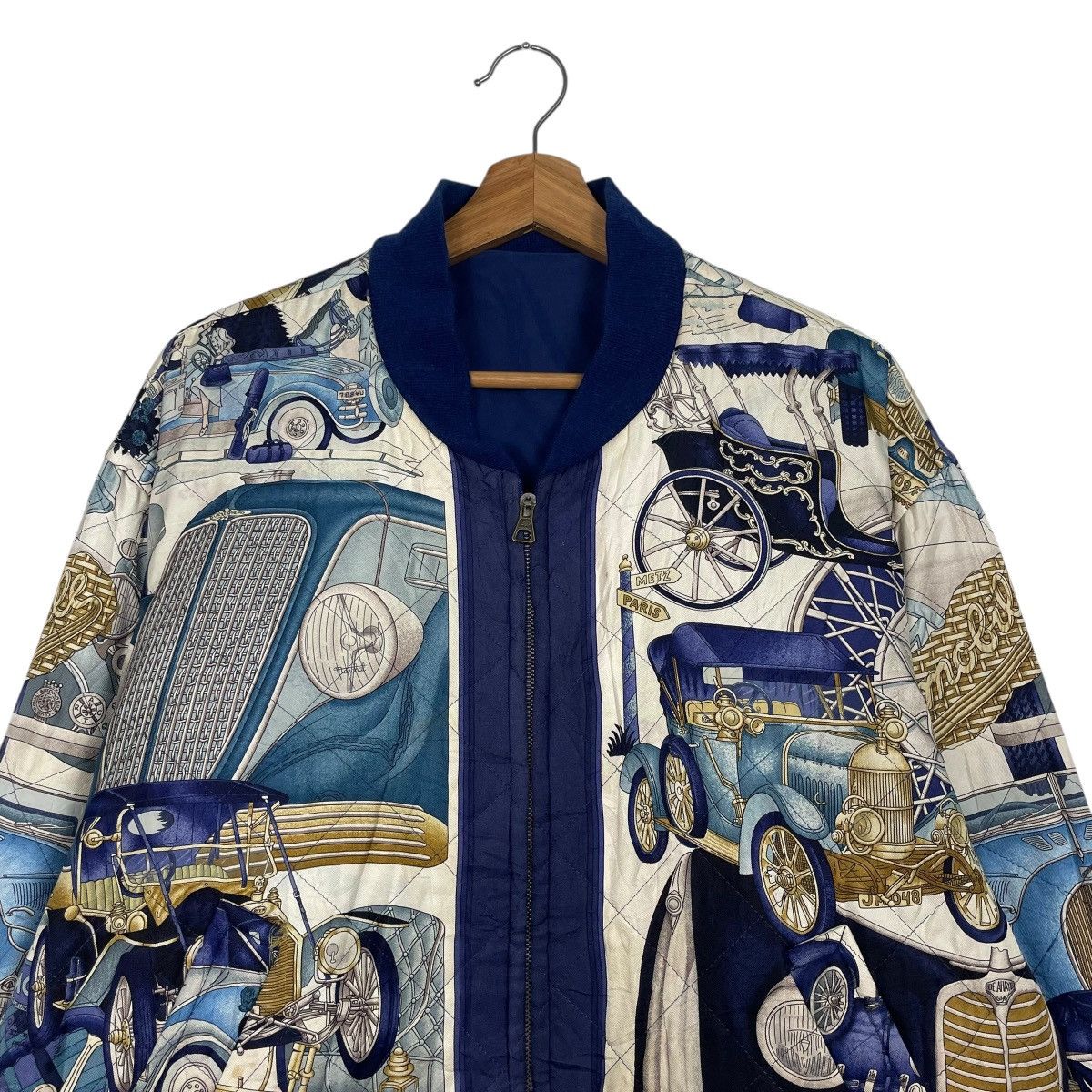 Hermes Vintage Hermes Automobile Blouson Reversible Bomber Jacket Size US M / EU 48-50 / 2 - 2 Thumbnail